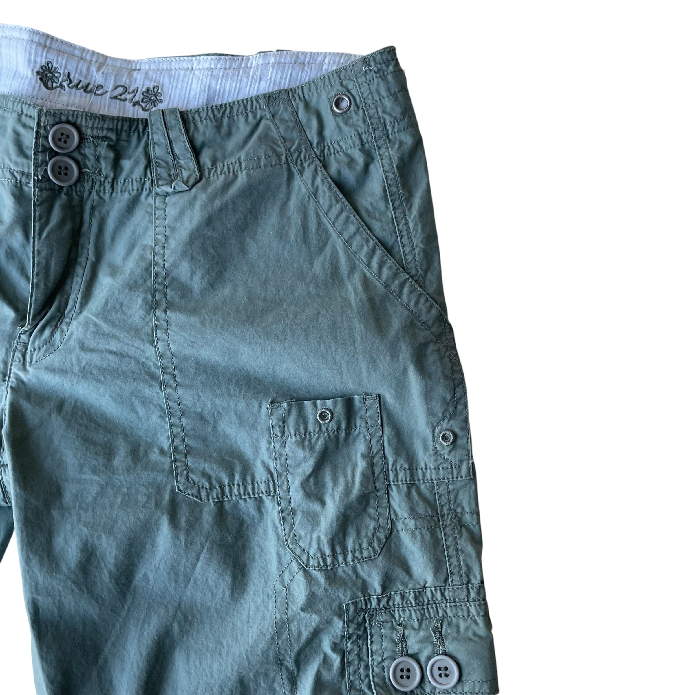 Vintage Y2K Rue21 Fitted Cargo Pants
