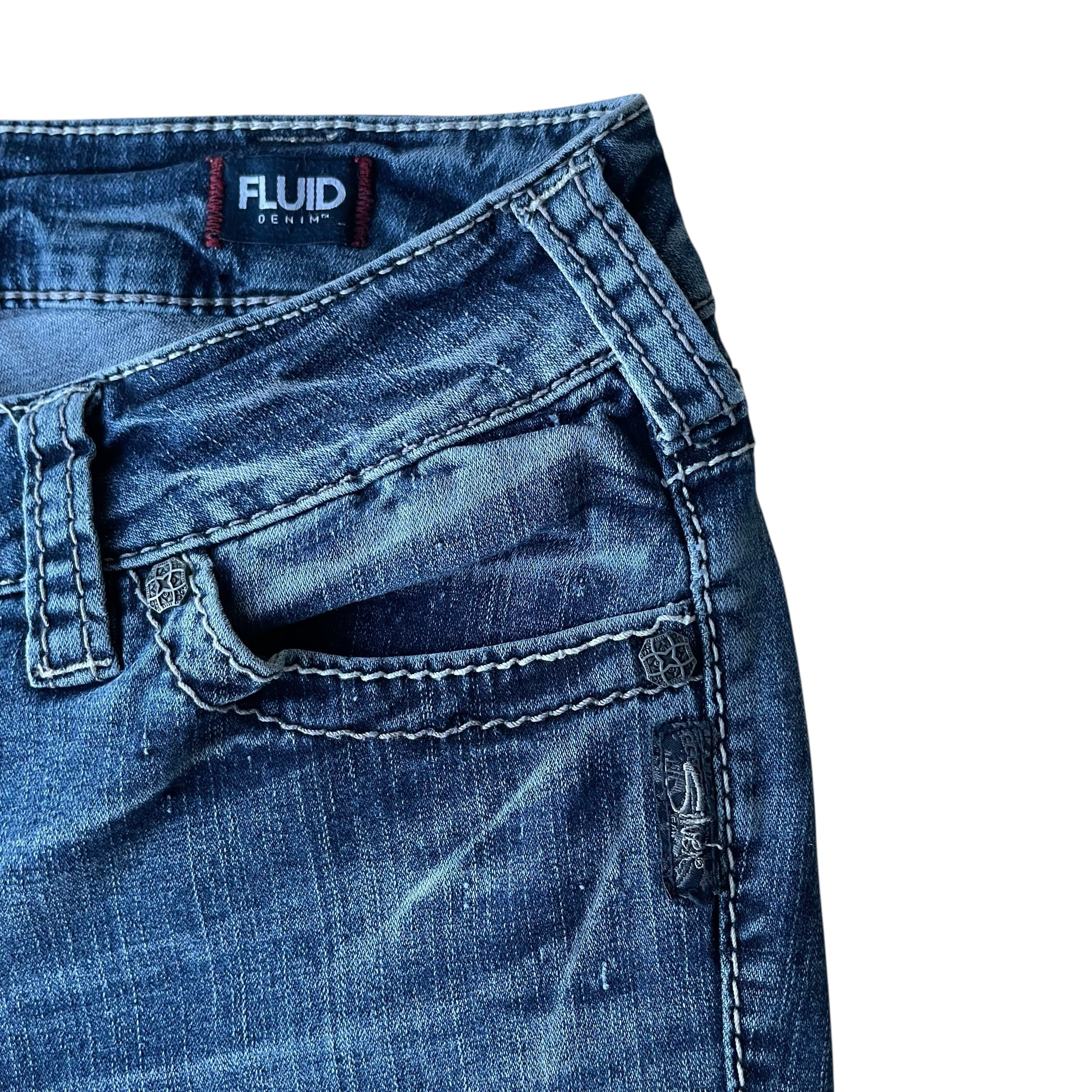 Vintage Y2K Silver Suki Mid Boot Cut Jeans