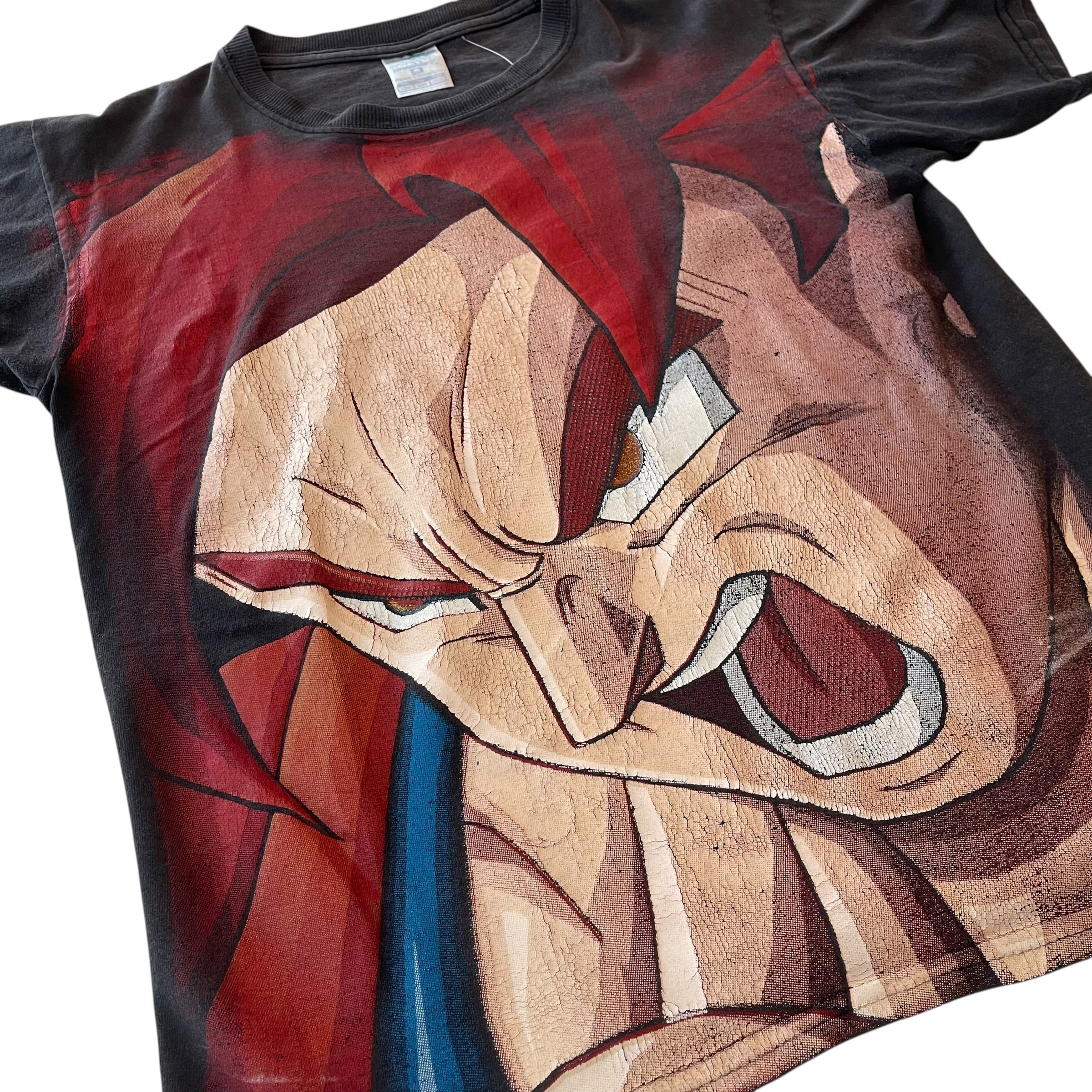 Vintage AOP Super Saiyan God Goku T-Shirt