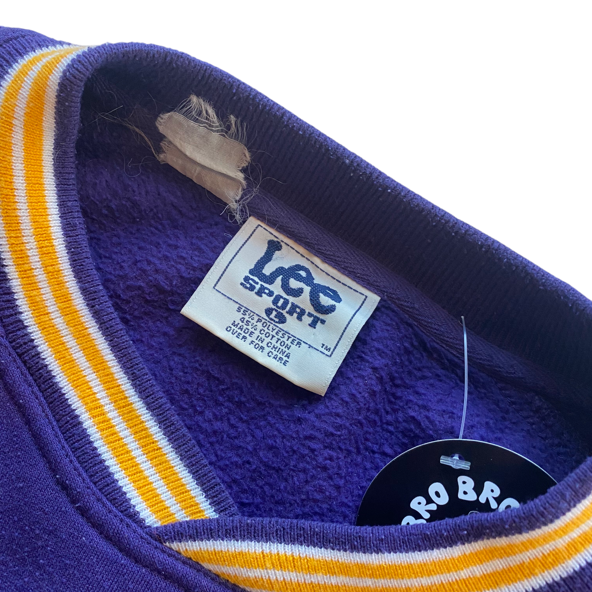 Vintage Lee Sport Minnesota Vikings Embroidered Crewneck