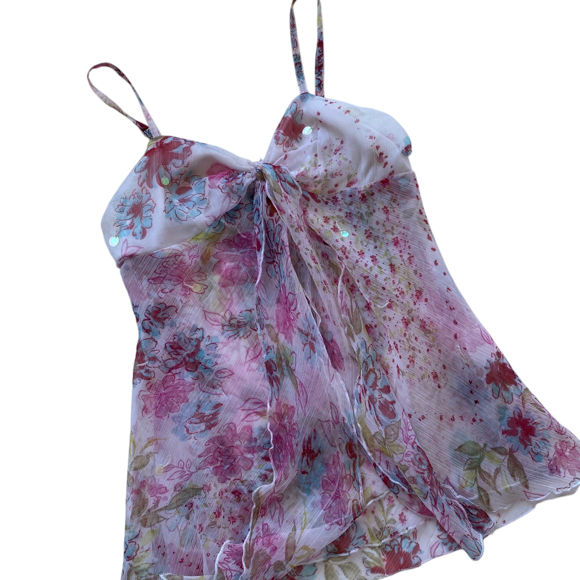 Y2k Hot Kiss Flowy Tank Top