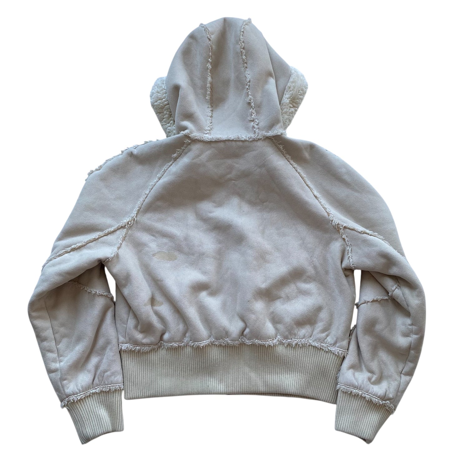 Y2k Candies Cropped Fur Lined Jacket