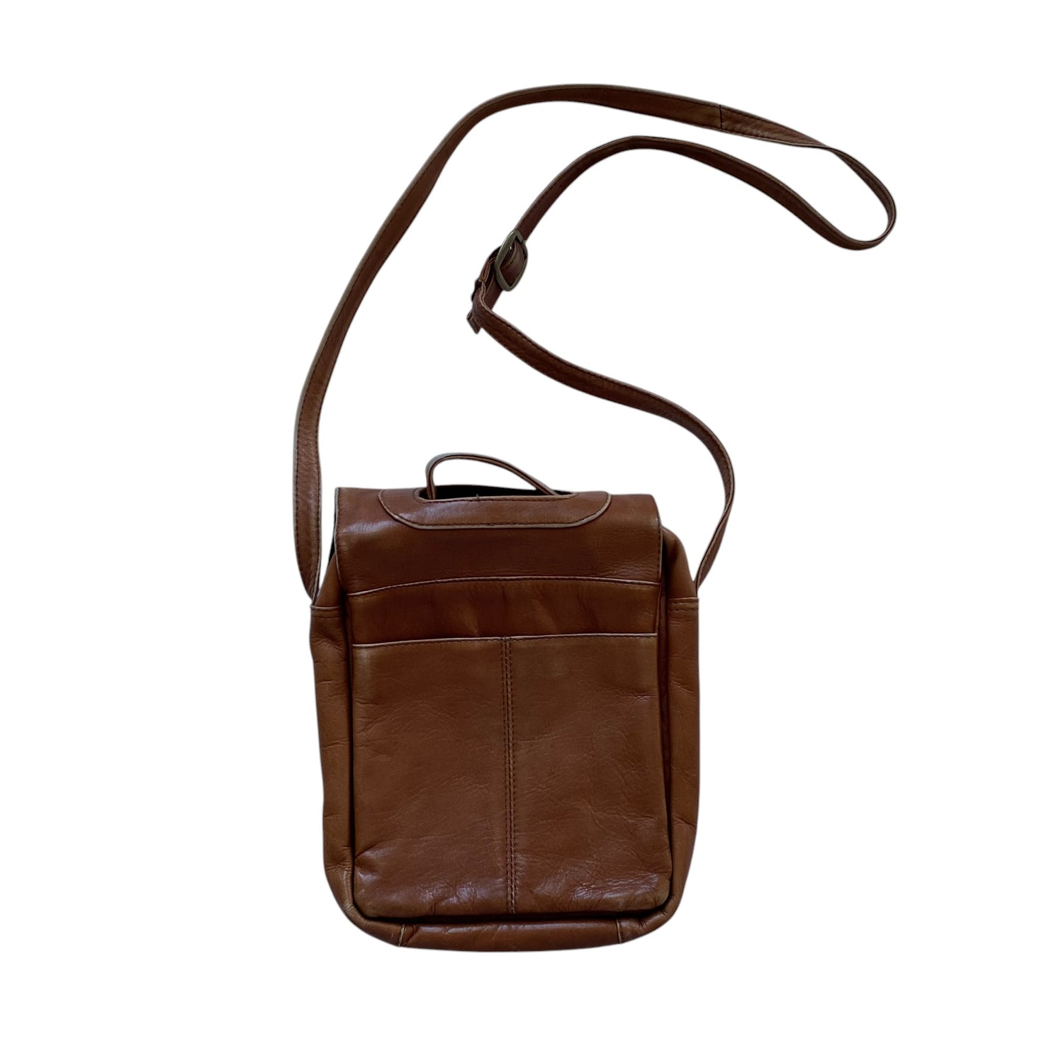 Vintage HOBO International Brown Leather Side Bag