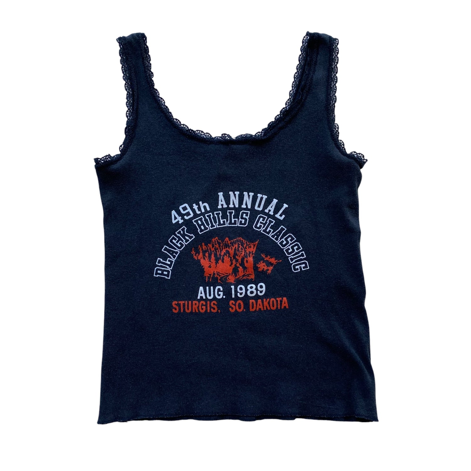 1989 Harley Davidson Lace Tank Top