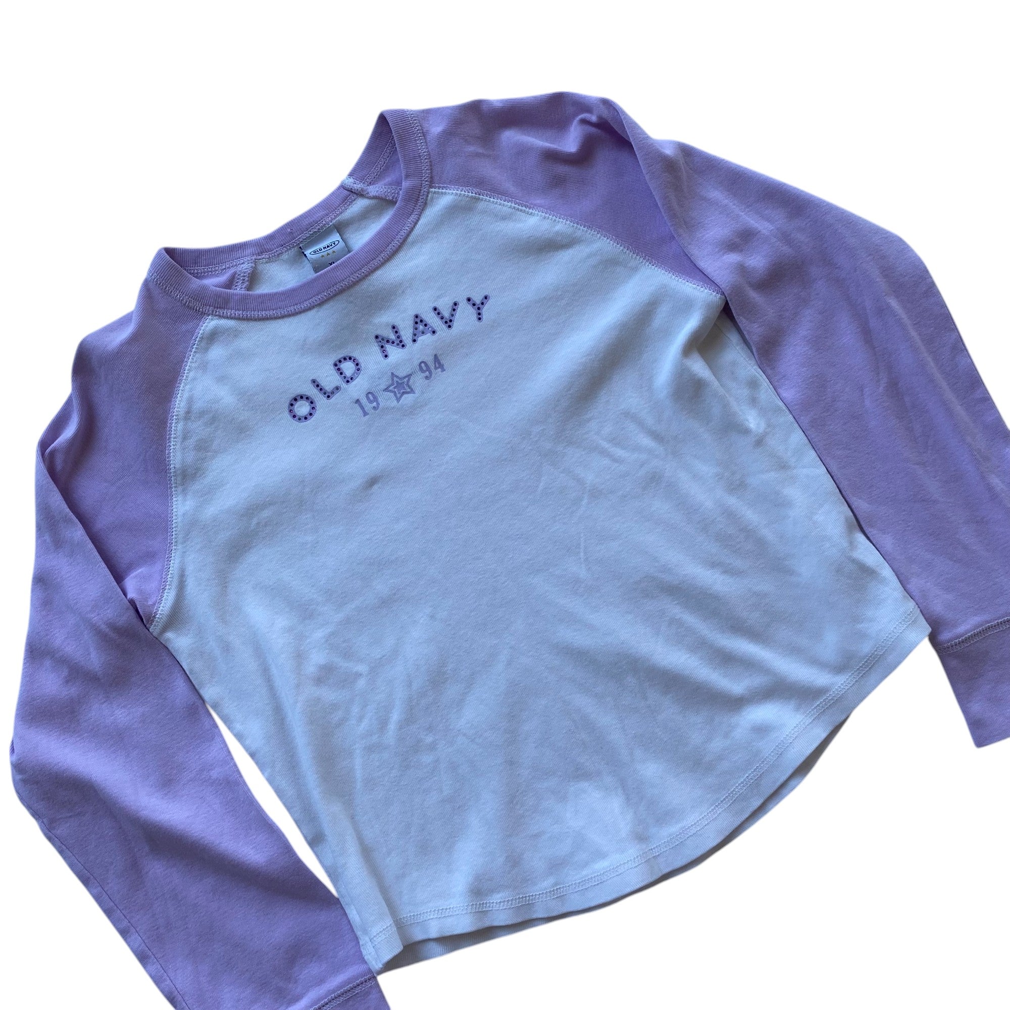 Y2k Old Navy Logo Femme Long Sleeve Top
