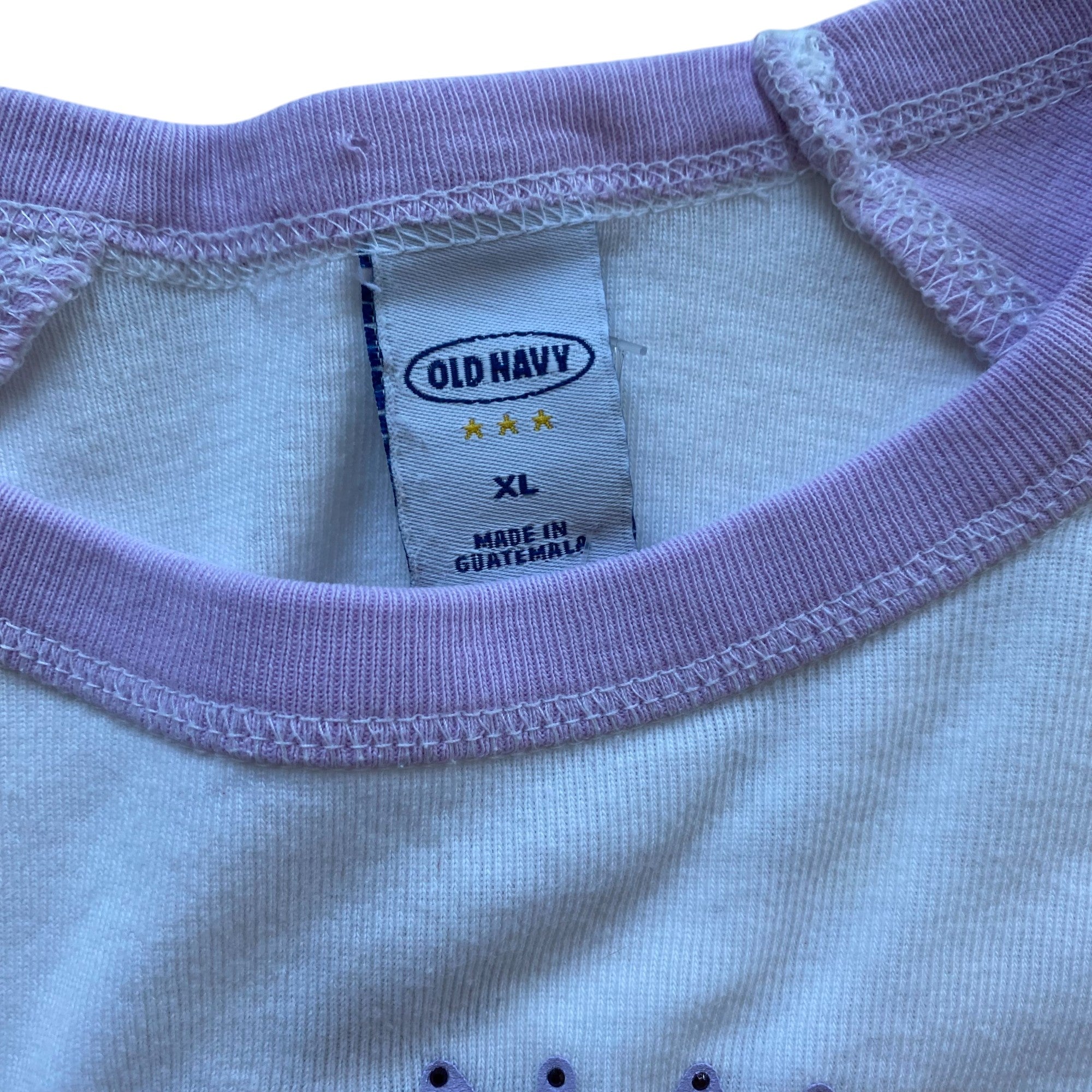 Y2k Old Navy Logo Femme Long Sleeve Top
