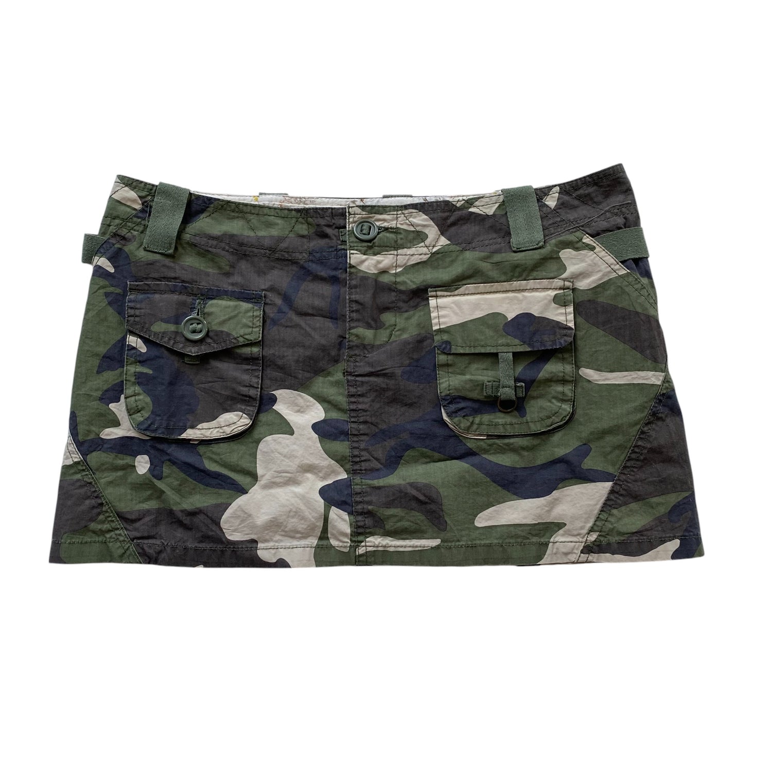 Y2k Camo Mini Skirt