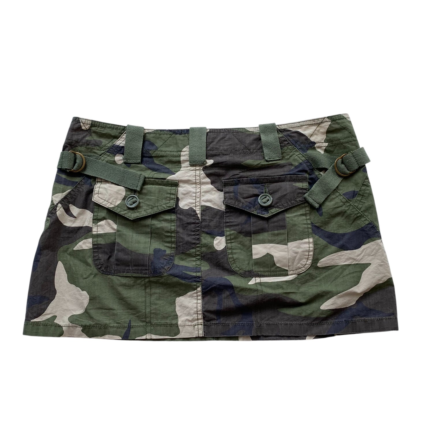 Y2k Camo Mini Skirt