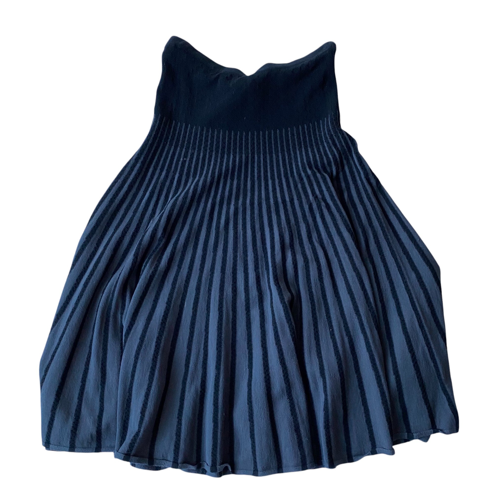 Y2k Nine West Black Flowy Midi Skirt