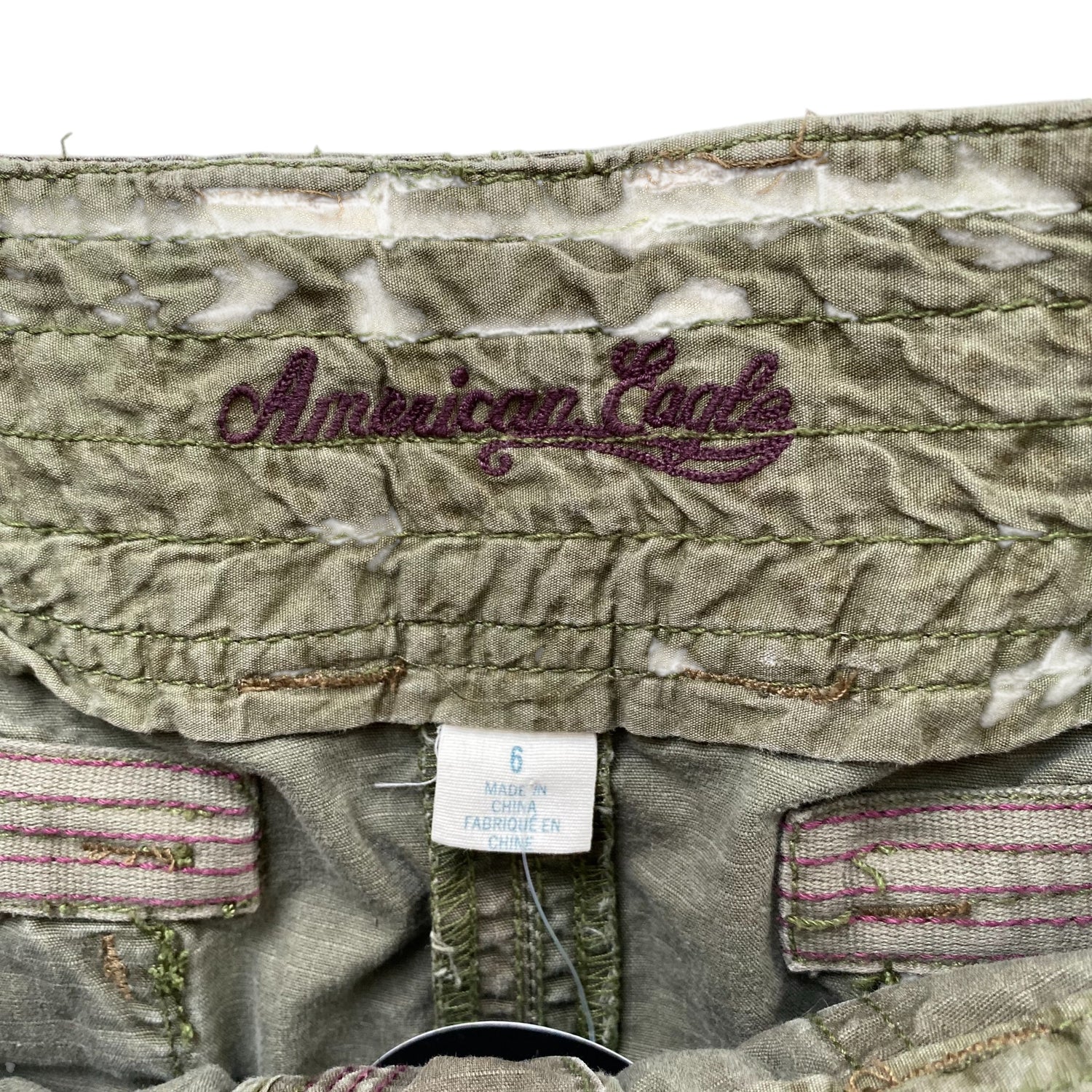 Y2k American Eagle Camo Mini Skirt