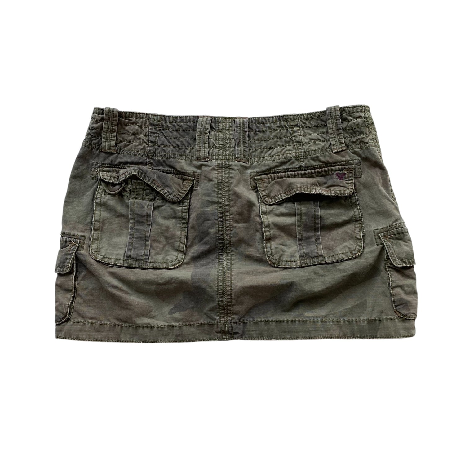 Y2k American Eagle Camo Mini Skirt