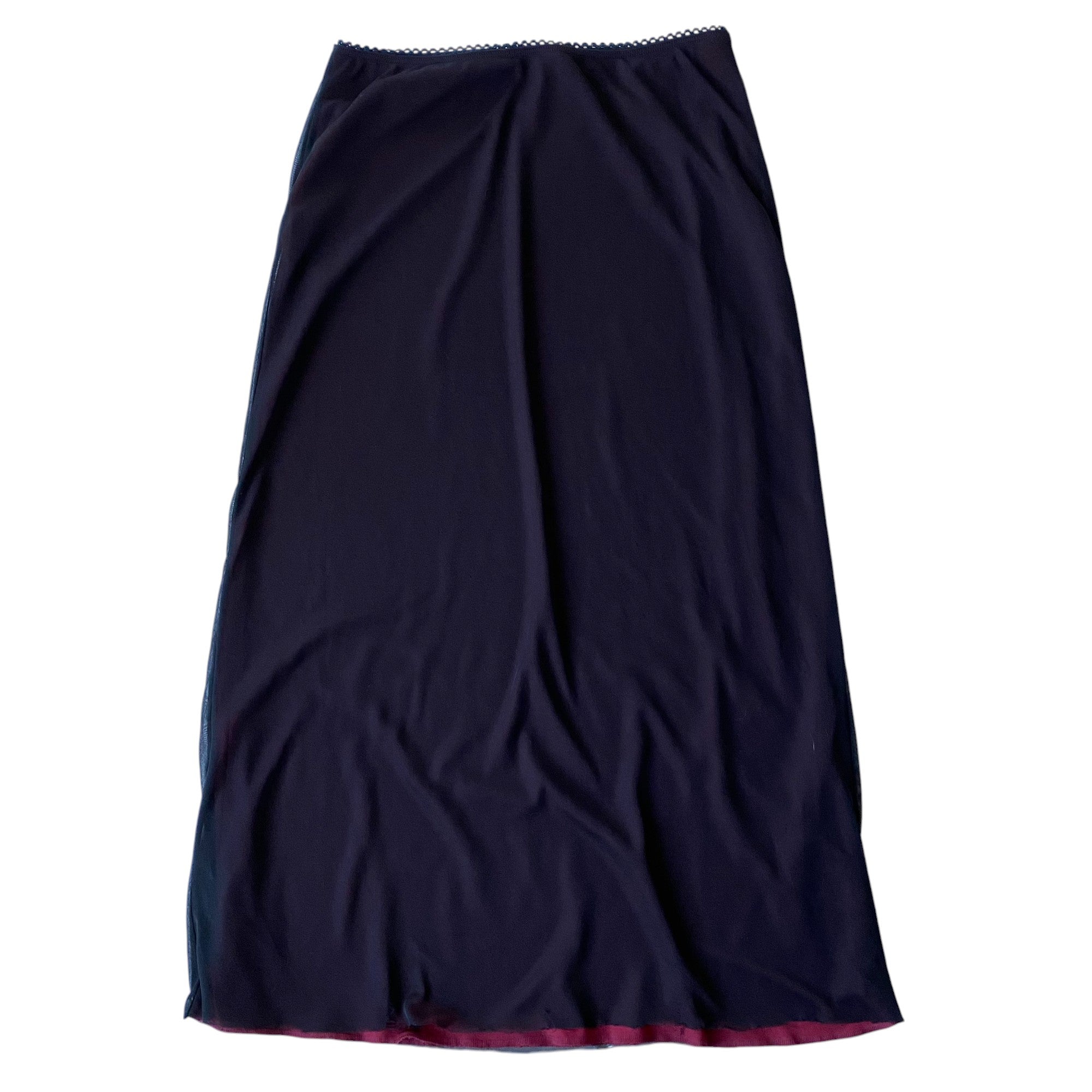 Y2k dELiAs Black Maxi Skirt