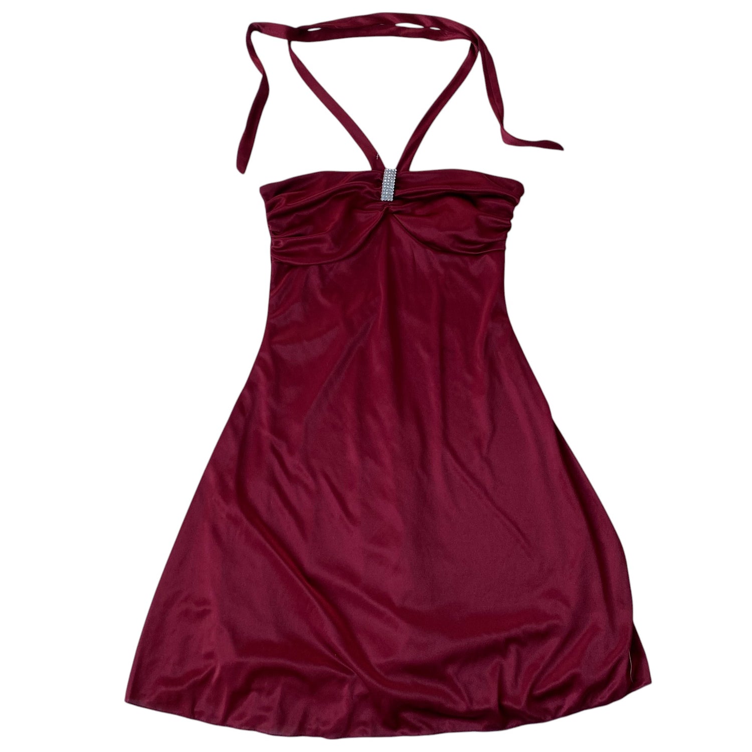 Y2k Red Halter Mini Dress