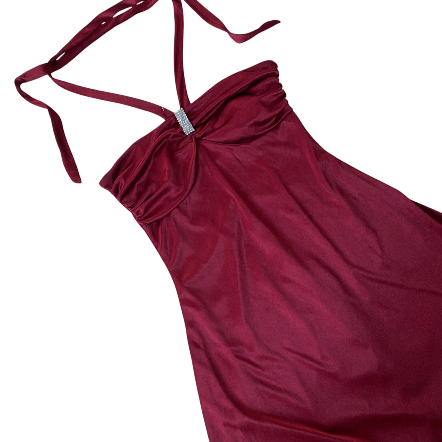 Y2k Red Halter Mini Dress