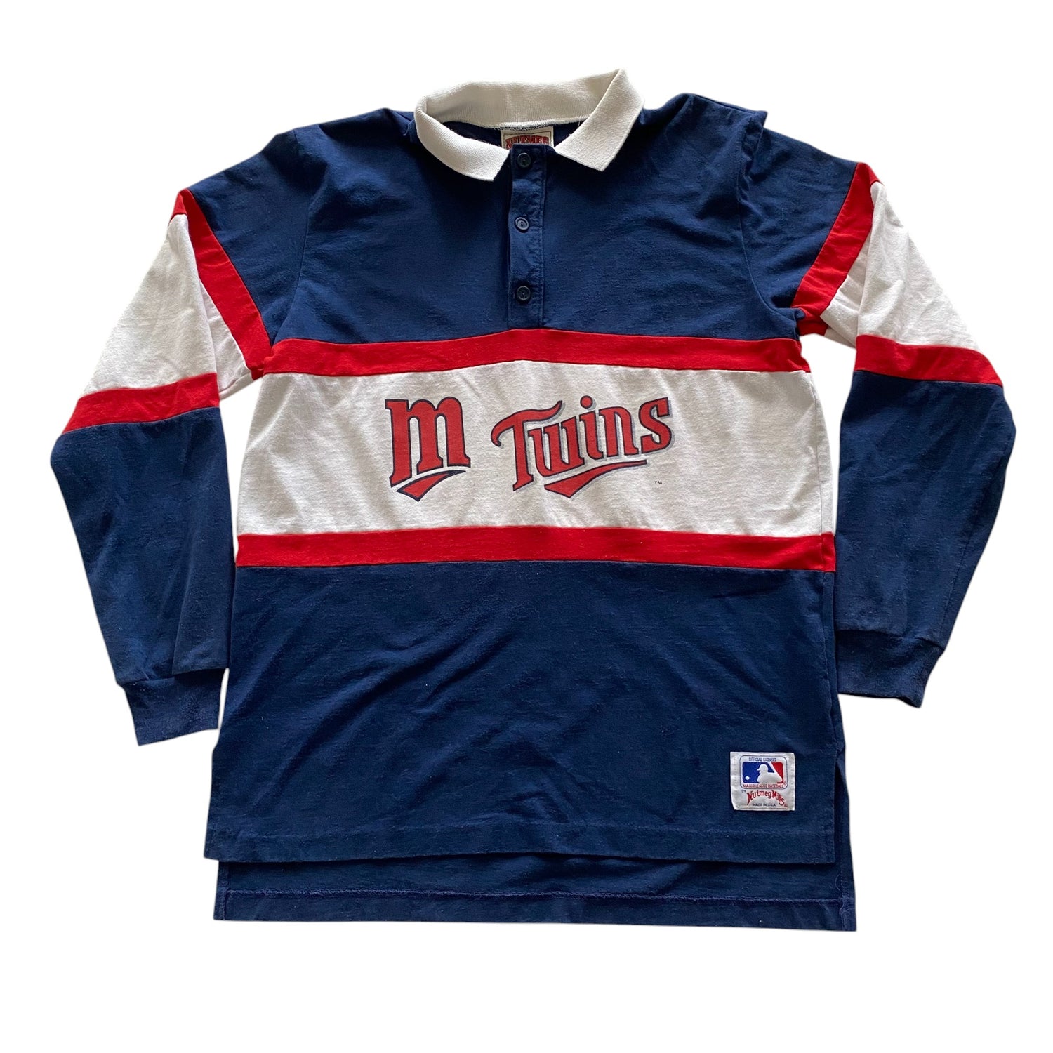 Vintage 80s Minnesota Twins Rugby Style Shirt