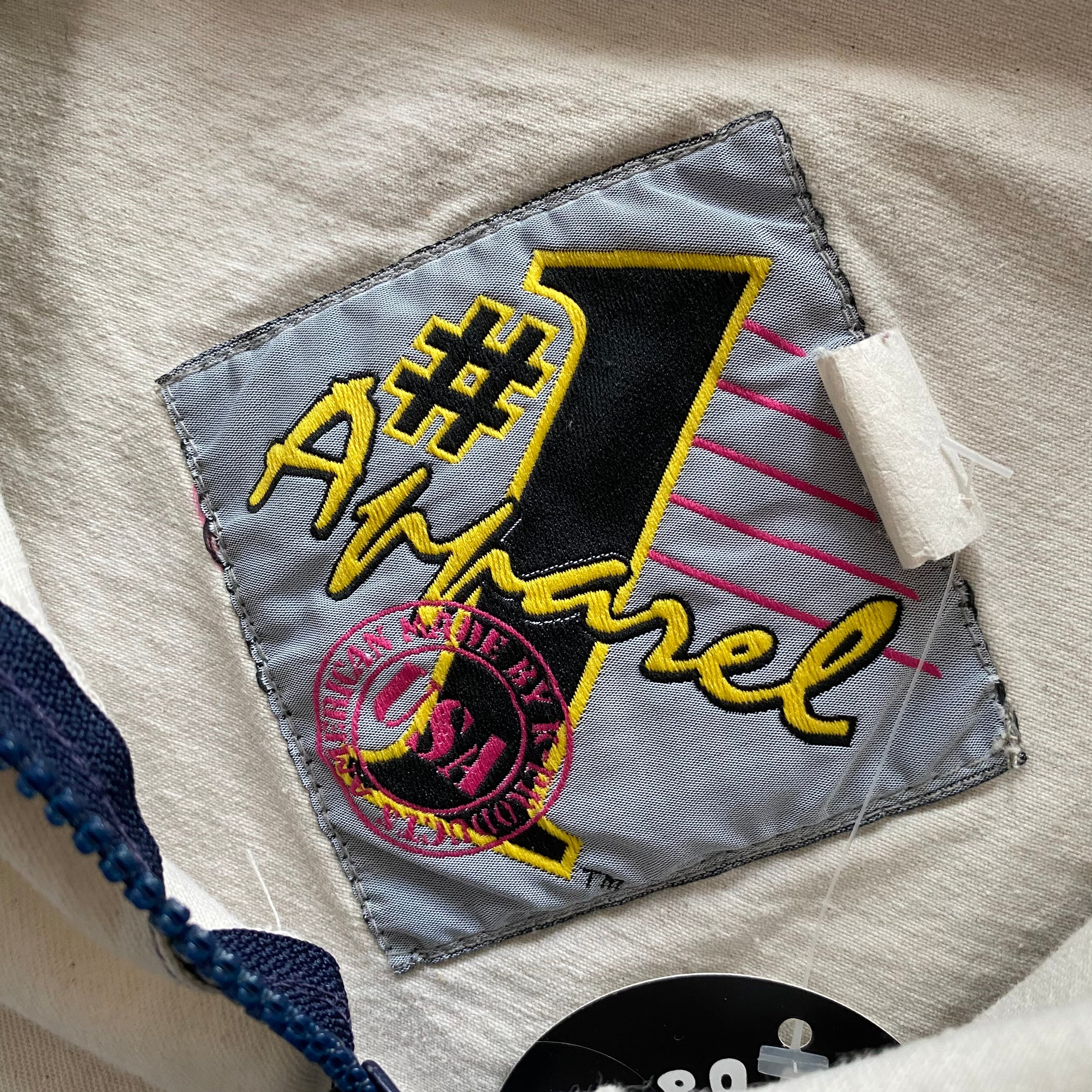 Vintage New York Yankees Half Zip Canvas Style Jacket