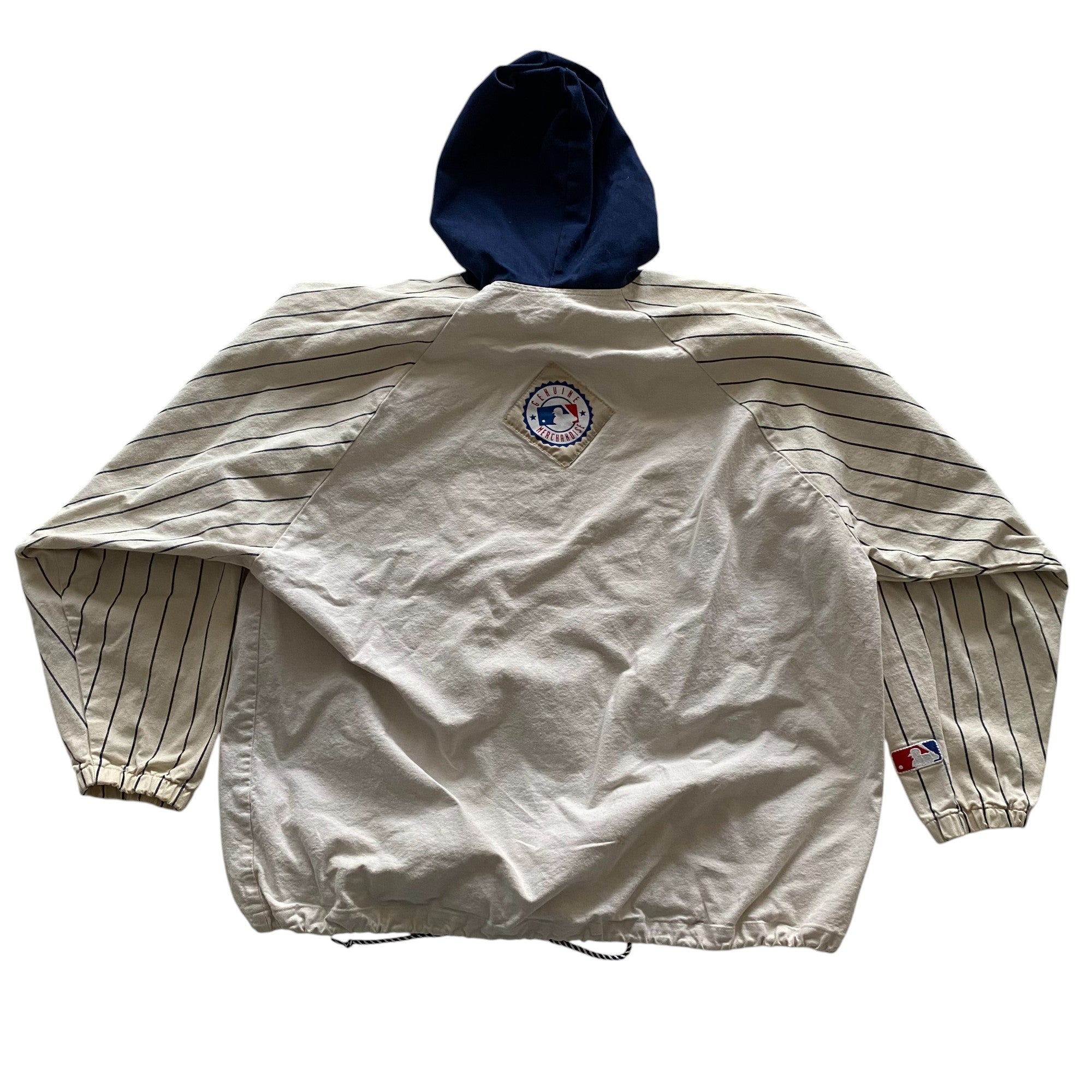 Vintage New York Yankees Half Zip Canvas Style Jacket