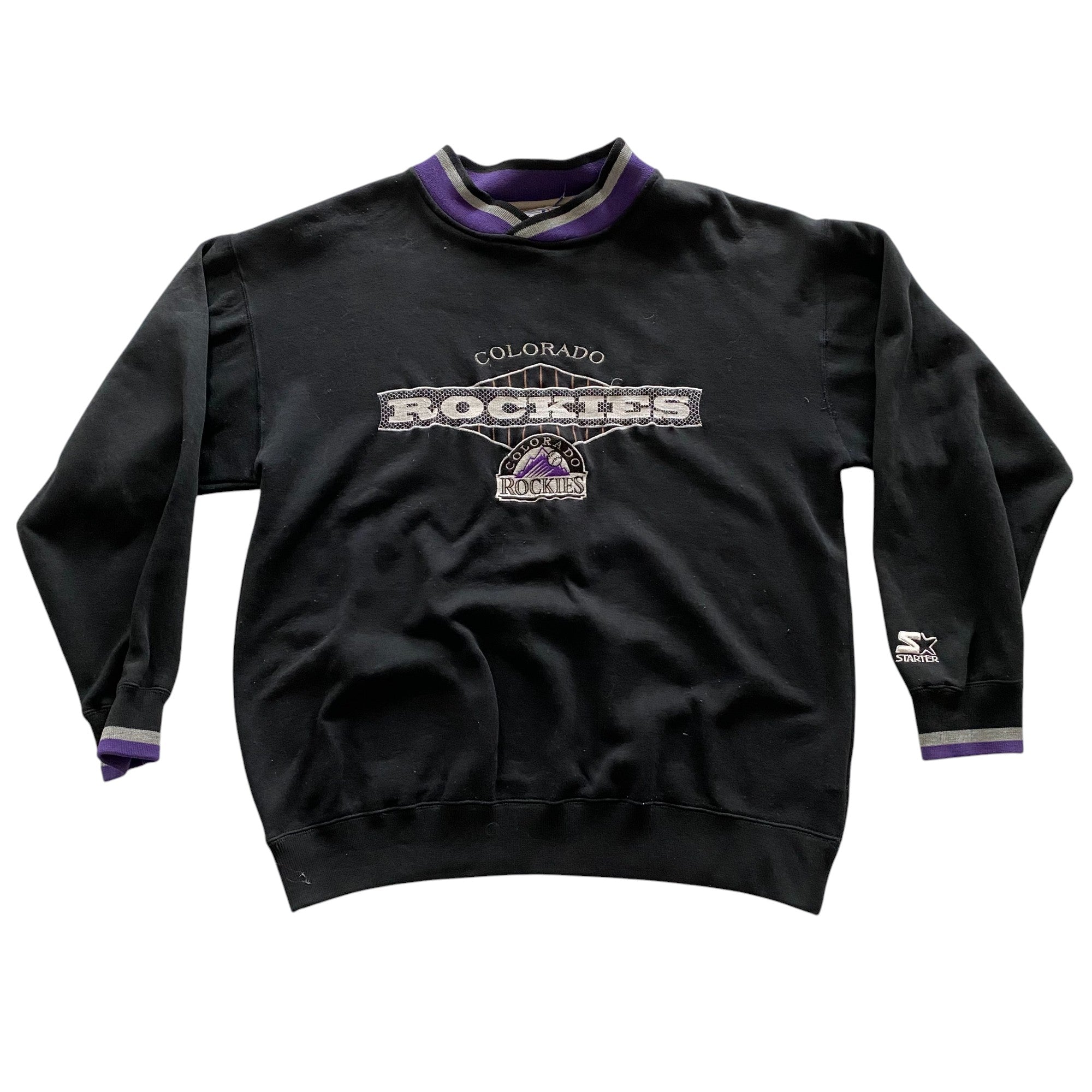 Vintage Colorado Rockies Embroidered Crewneck