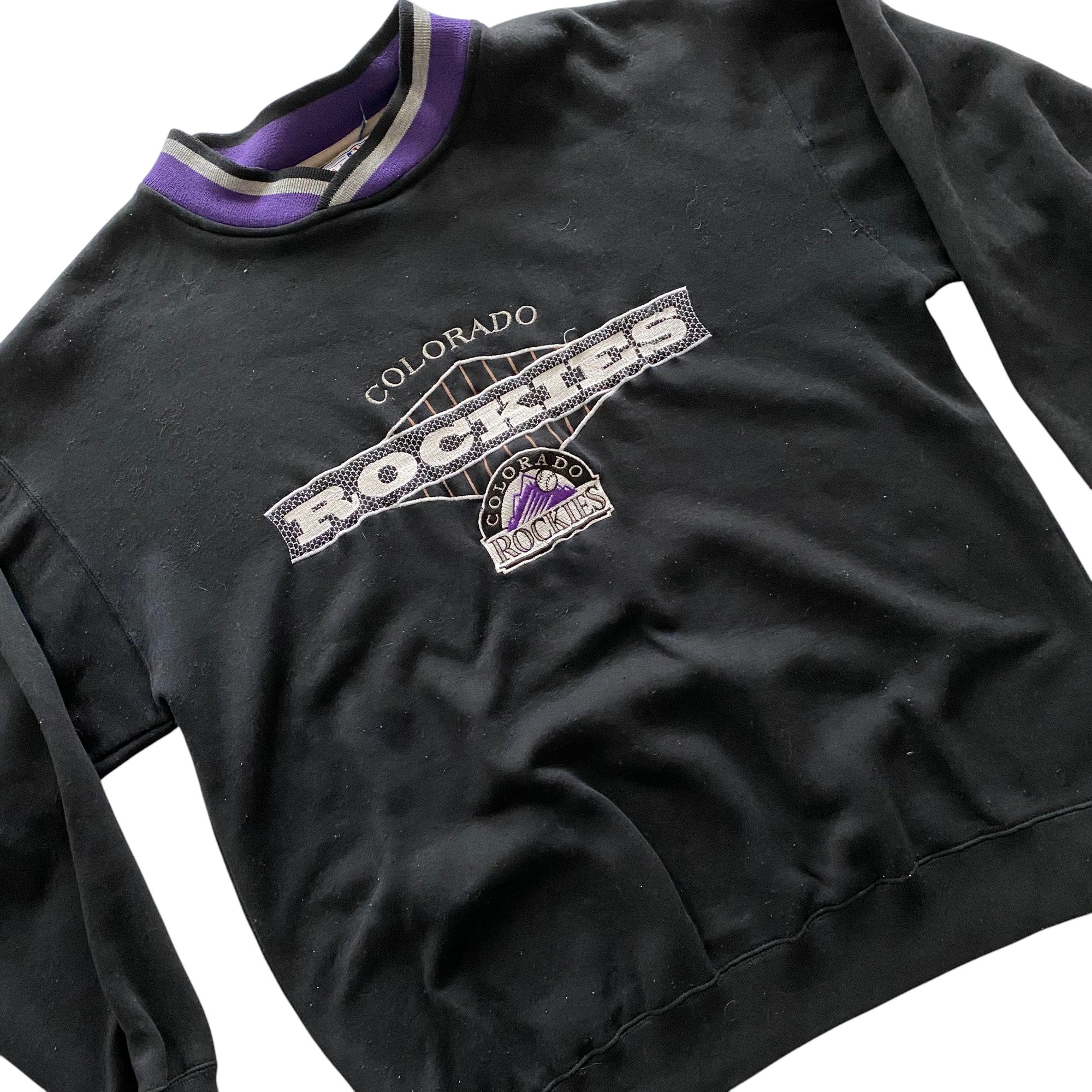 Vintage Colorado Rockies Embroidered Crewneck