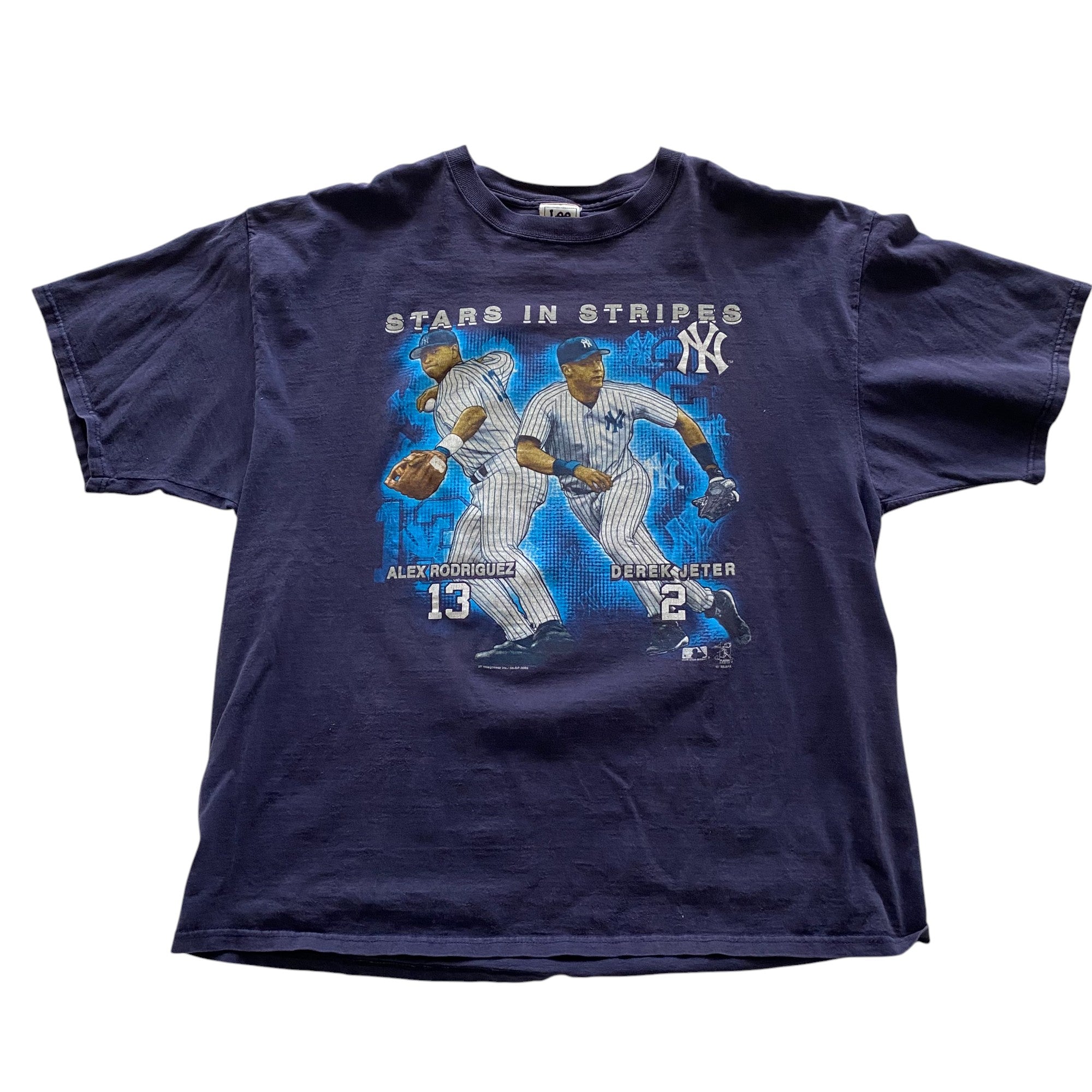 2004 New York Yankees Alex Rodriguez and Derek Jeter Graphic T-Shirt