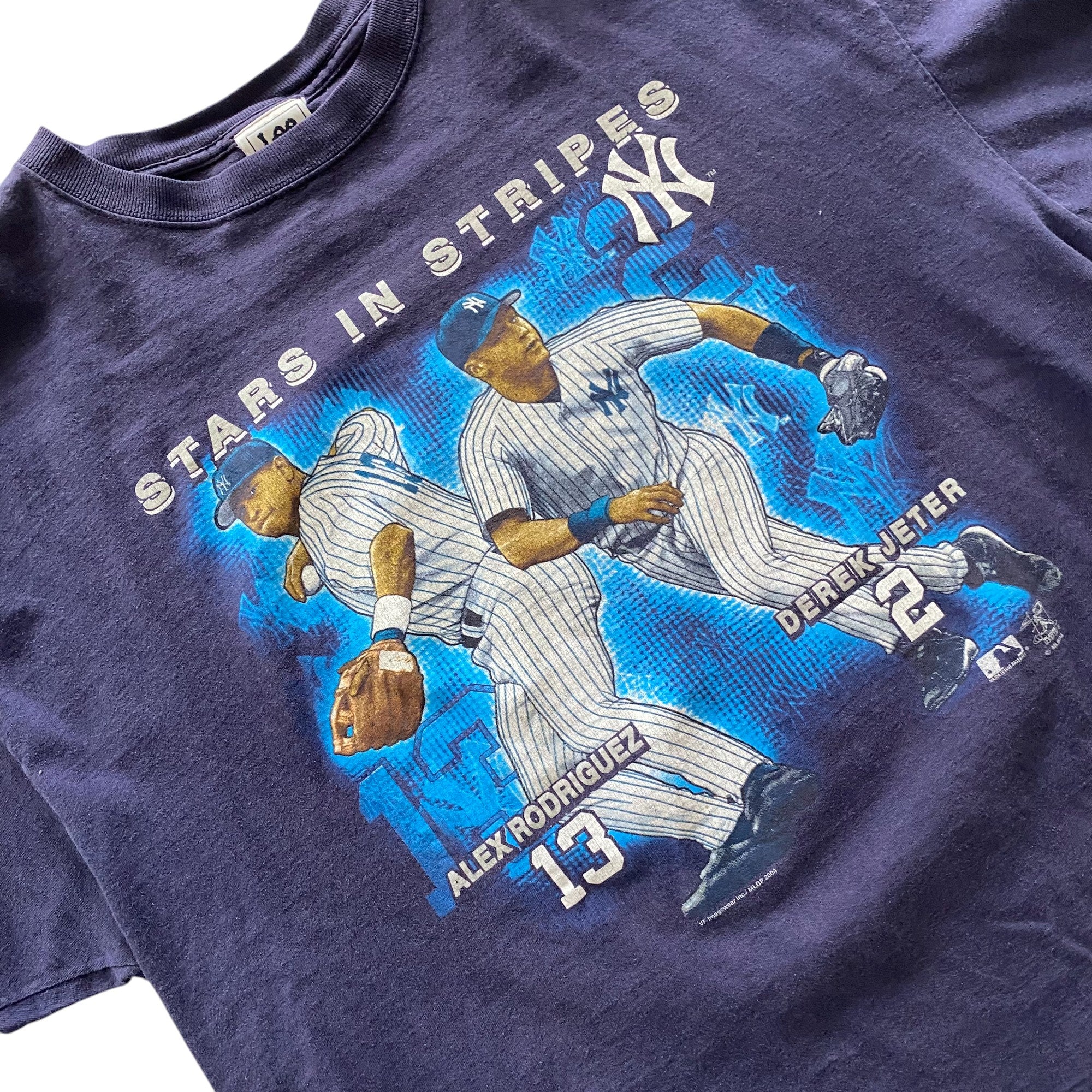2004 New York Yankees Alex Rodriguez and Derek Jeter Graphic T-Shirt