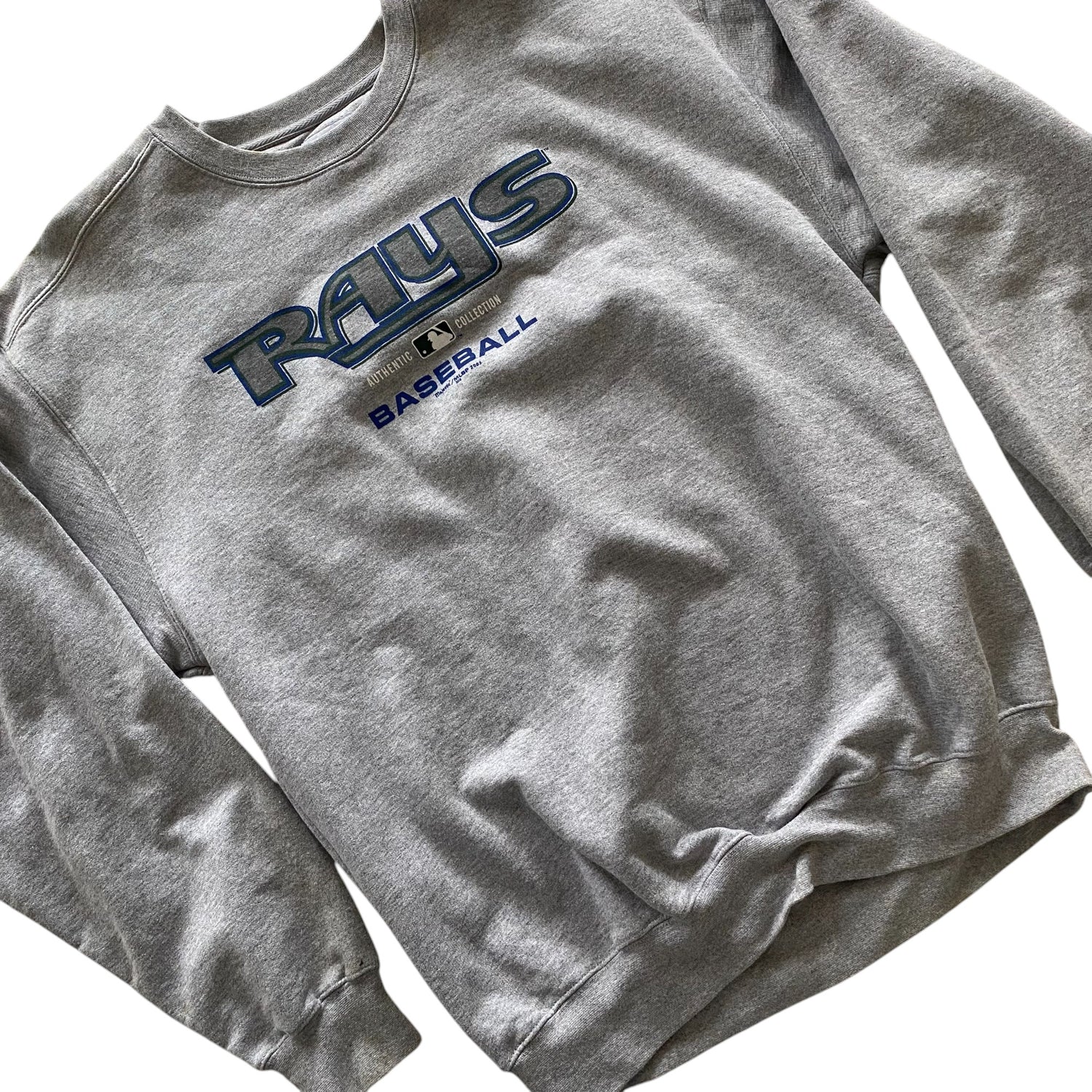 2003 Tampa Bay Rays Baseball Logo Crewneck
