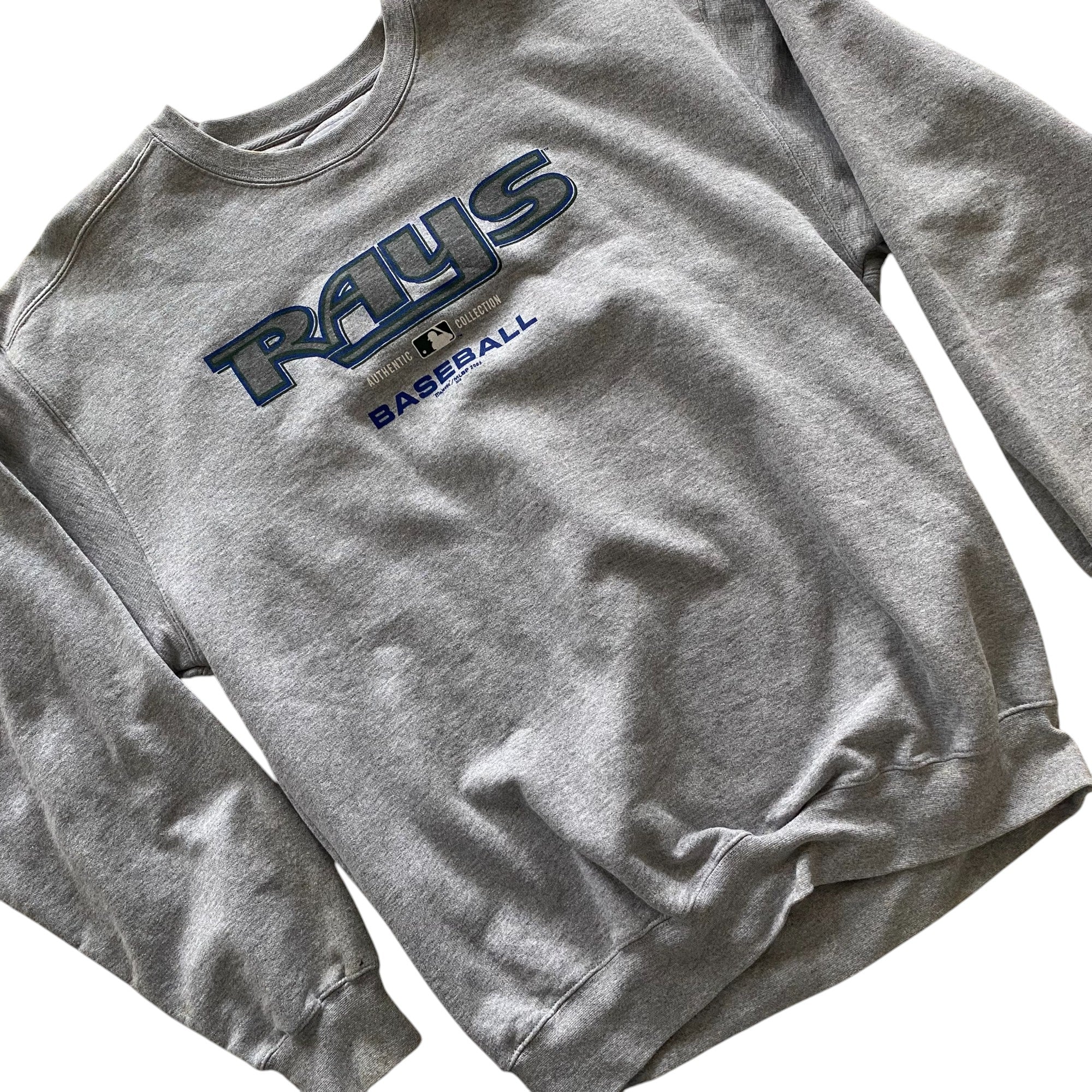 2003 Tampa Bay Rays Baseball Logo Crewneck