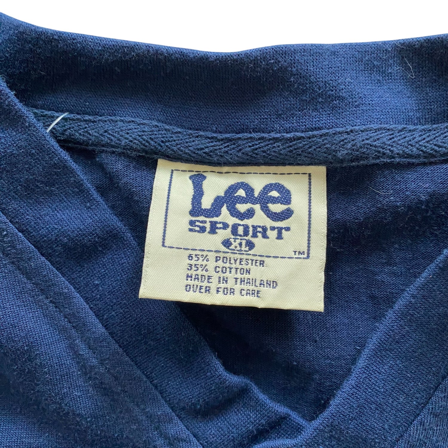 Vintage Detroit Tigers Baseball Embroidered Navy T-Shirt