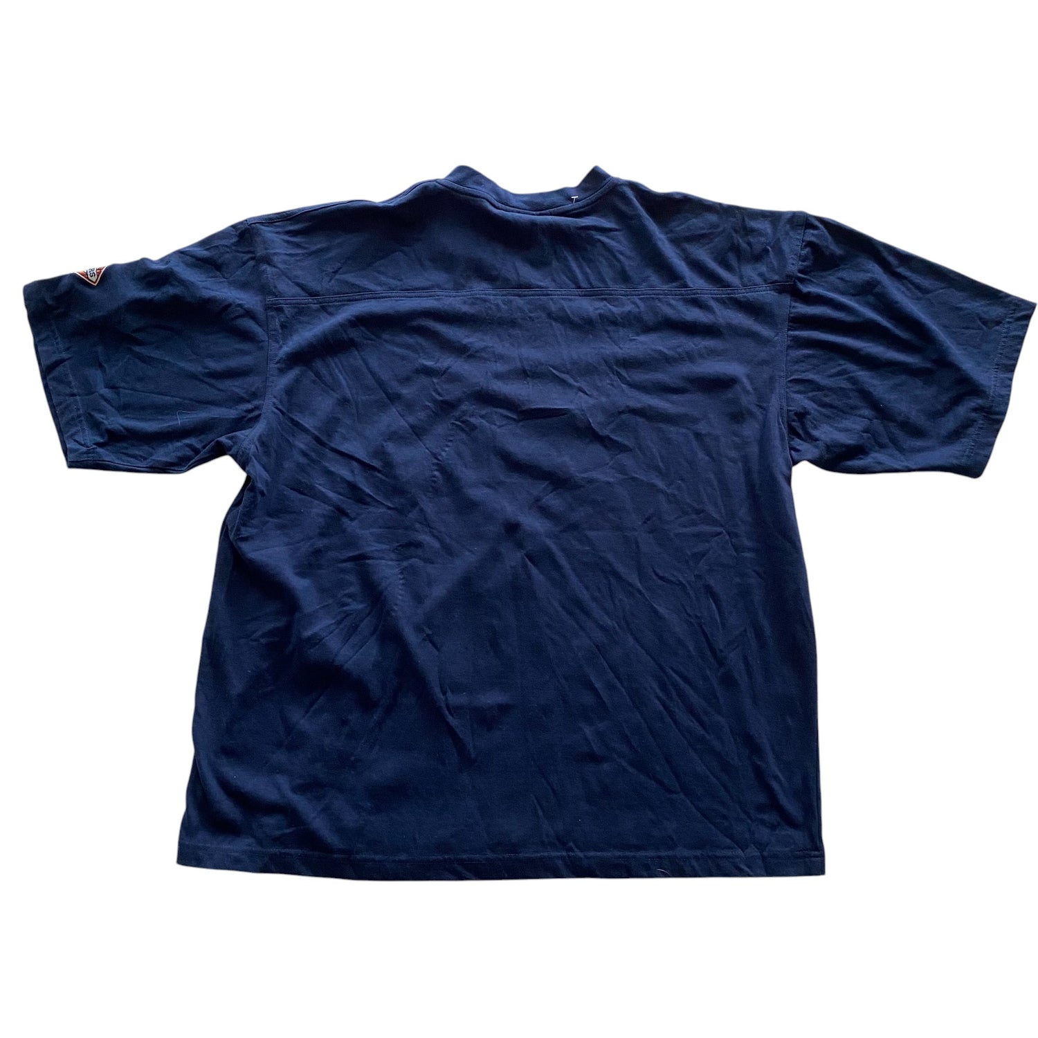 Vintage Detroit Tigers Baseball Embroidered Navy T-Shirt