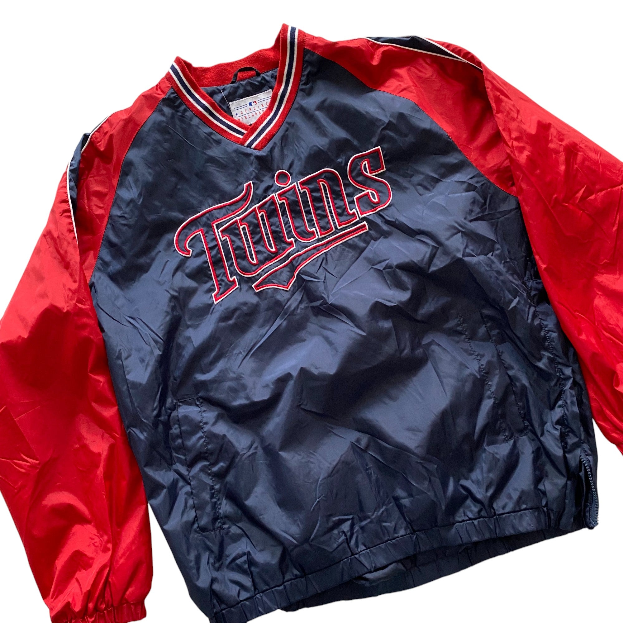 Vintage Minnesota Twins Pull Over Windbreaker