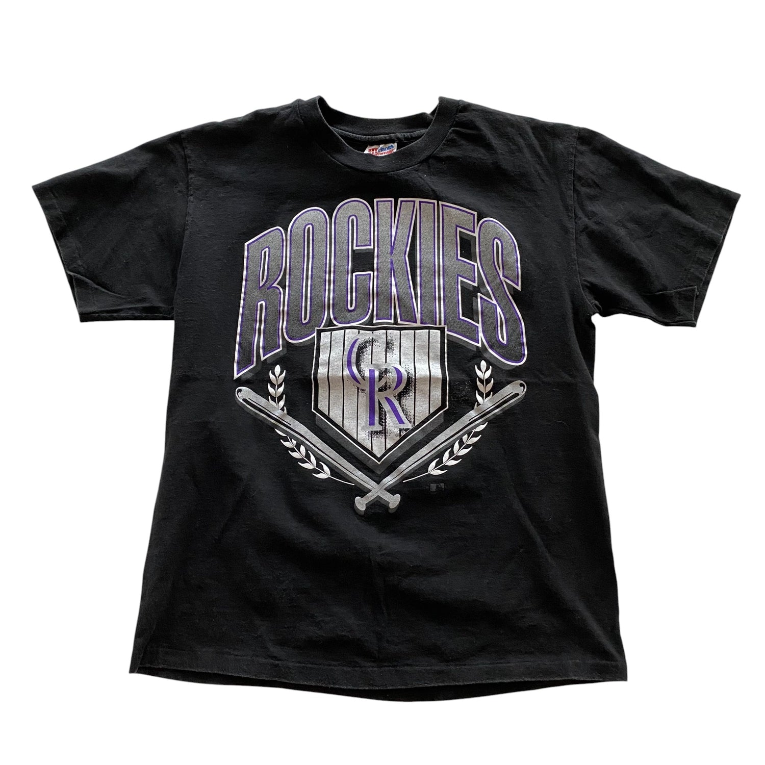 1993 Colorado Rockies Logo T-Shirt