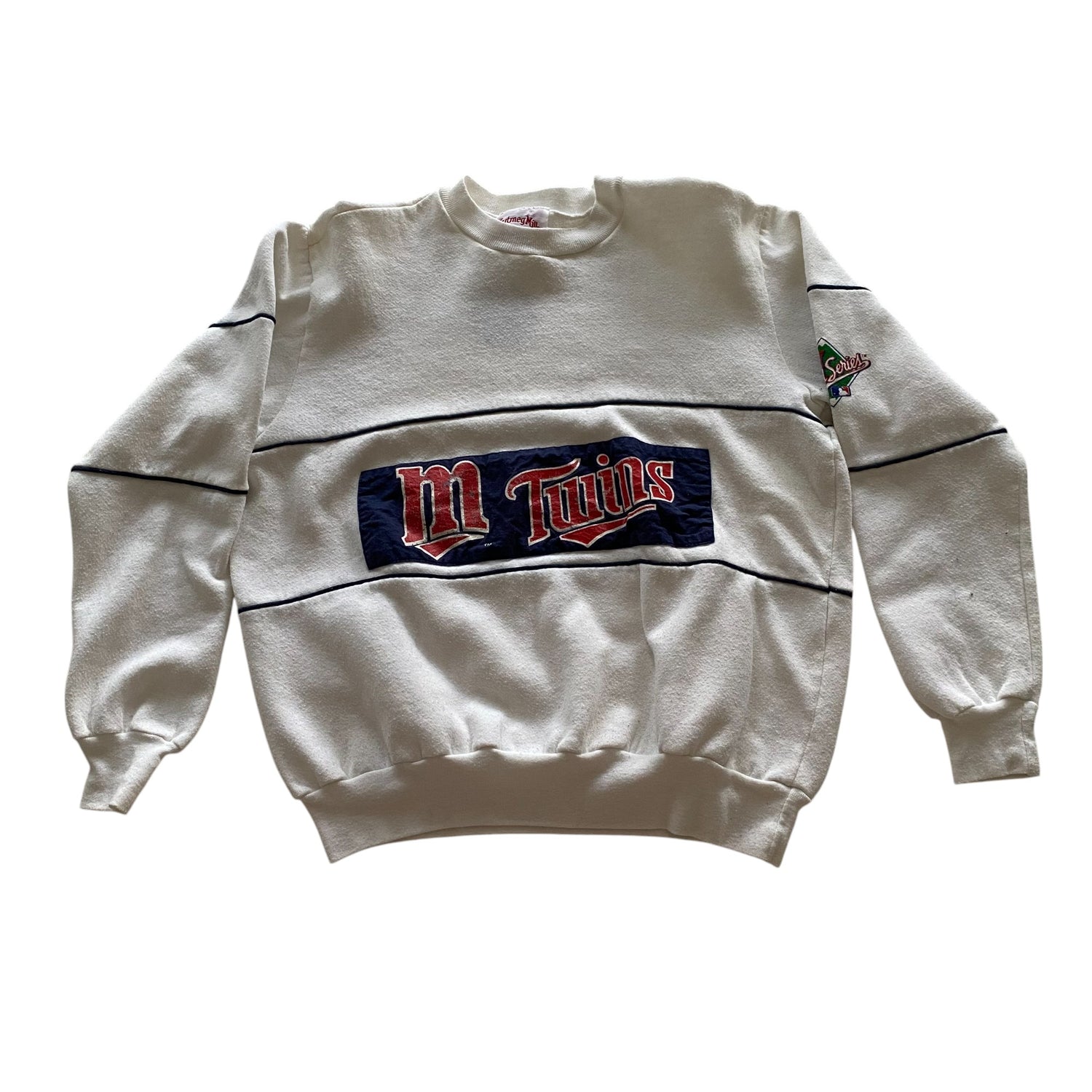 1987 Minnesota Twins Nutmeg Mills Crewneck
