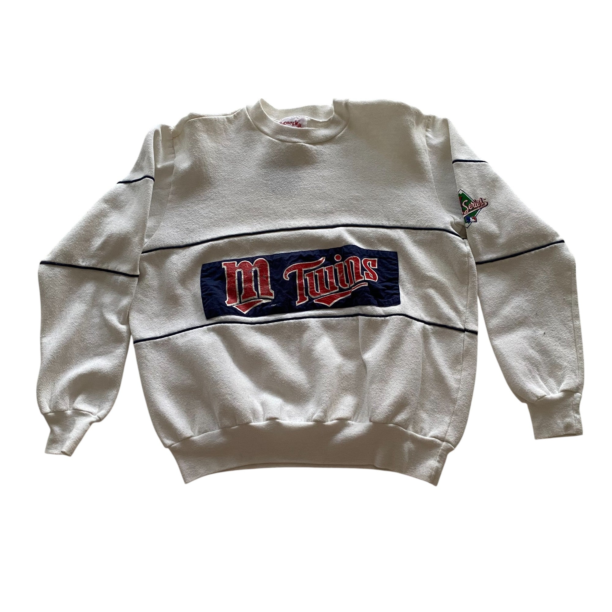 1987 Minnesota Twins Nutmeg Mills Crewneck