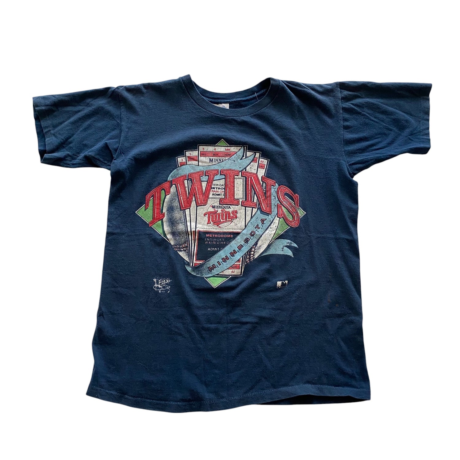 1991 Minnesota Twins Entrance Ticket Graphic T-Shirt