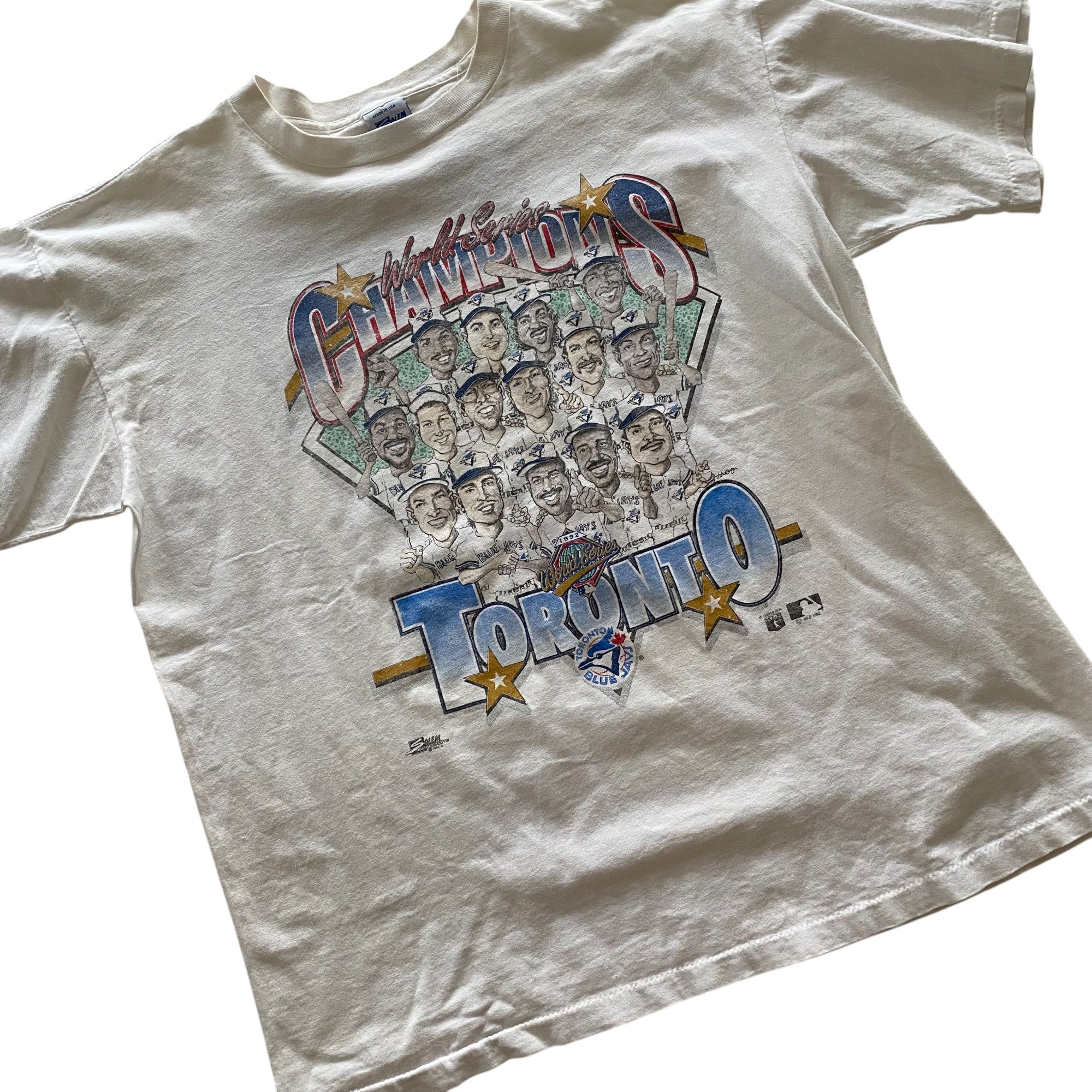 1992 Toronto Blue Jays World Series Caricature T-Shirt