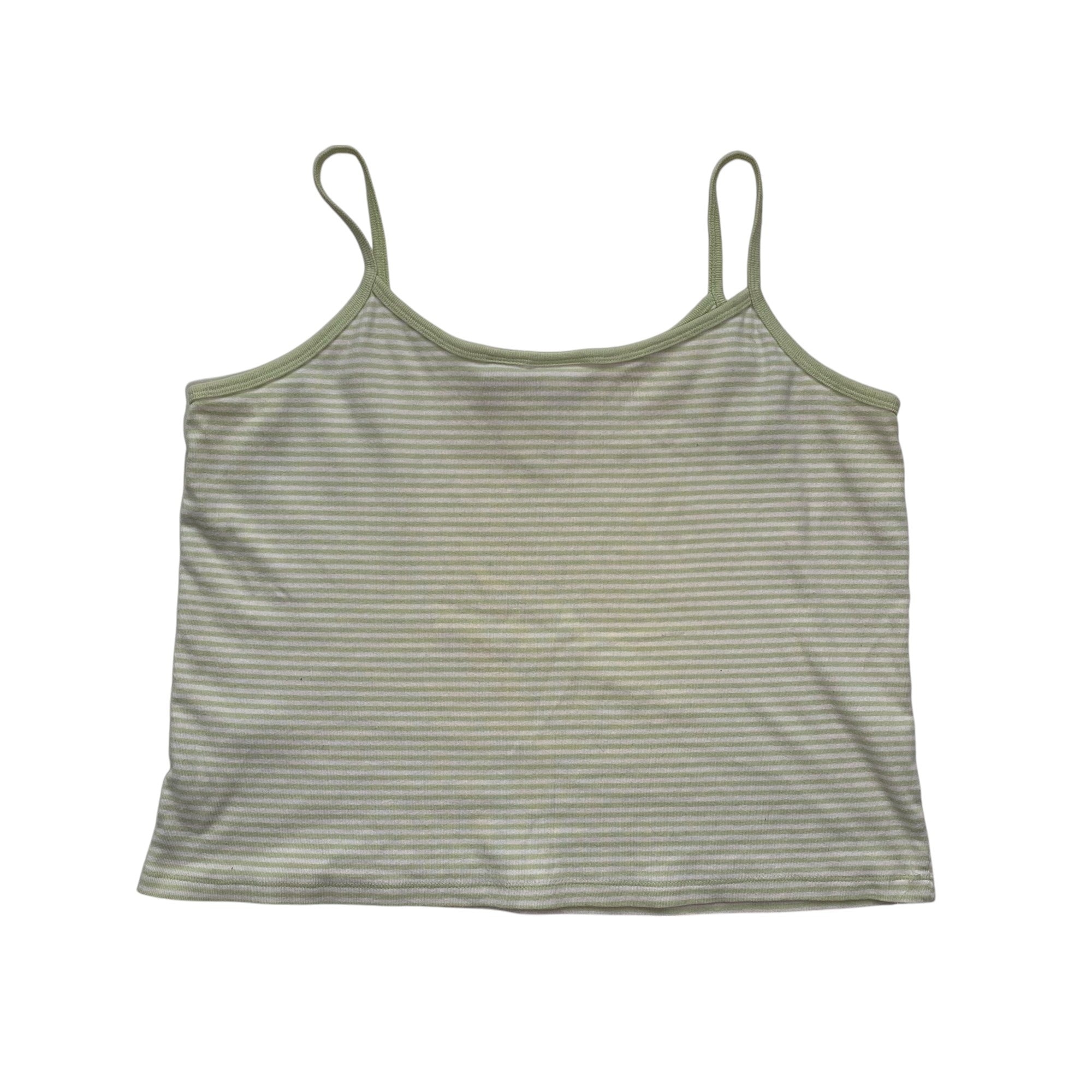 Vintage Sonoma Green Striped Tank Top