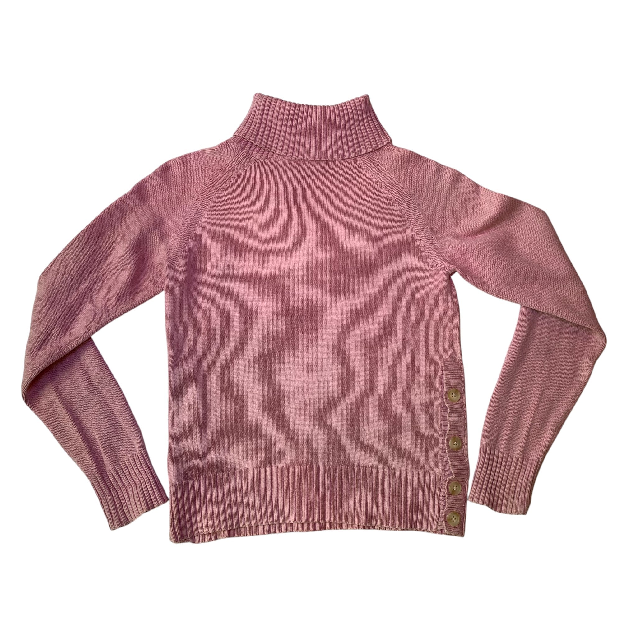 Vintage Ralph Lauren Polo Jeans Pink Femme Knit Turtleneck