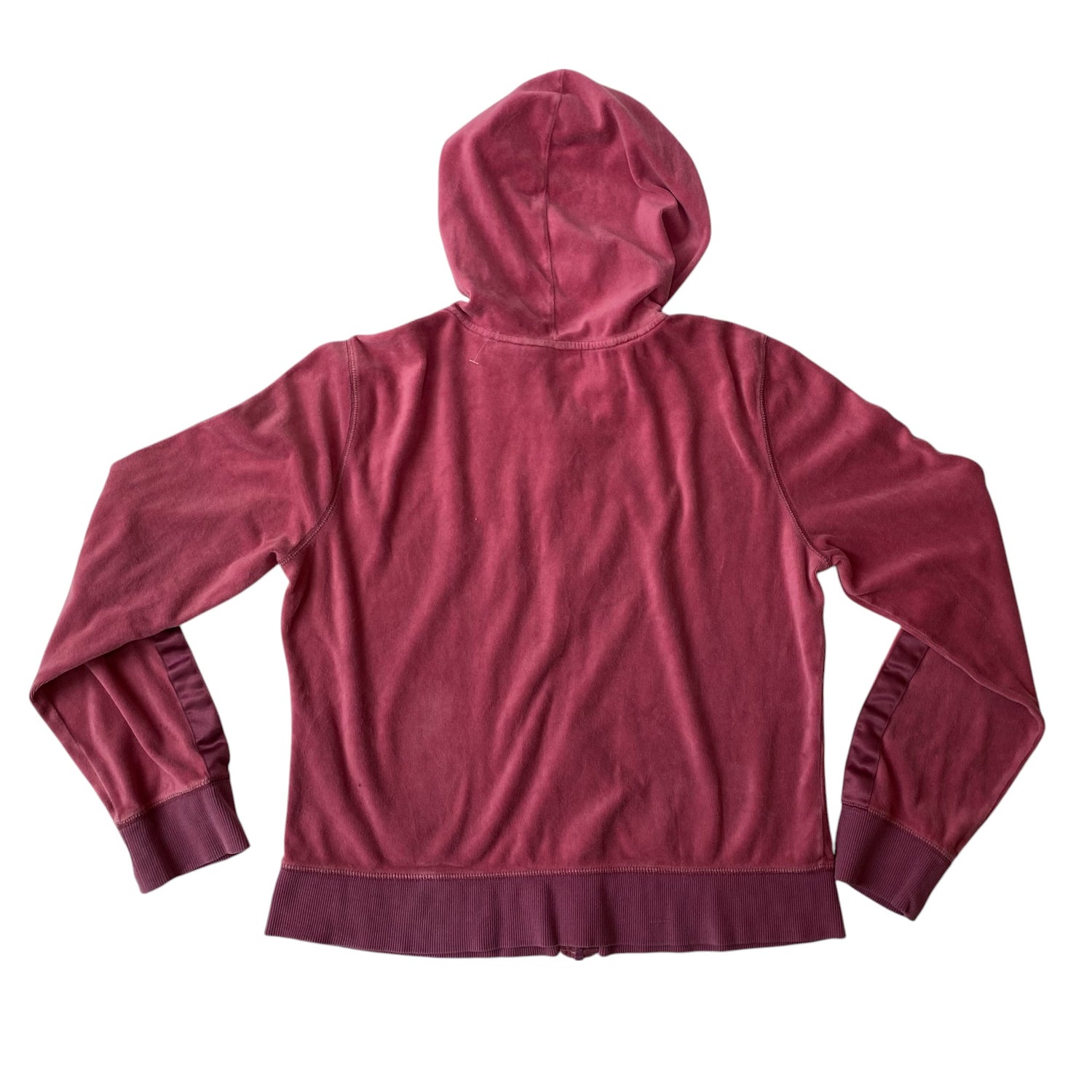 Y2k DKNY Pink Velour Zip Up