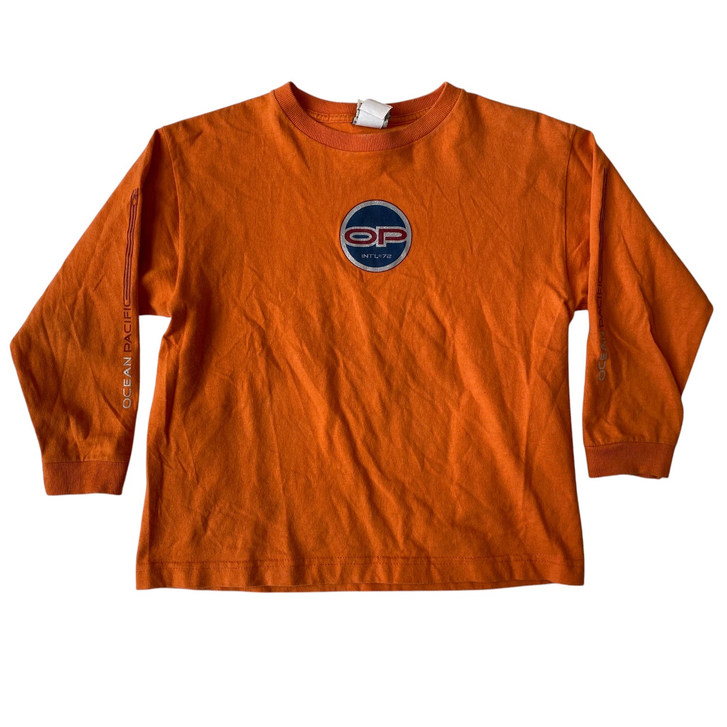 Y2K Ocean Pacific (OP) Orange Femme Long Sleeve