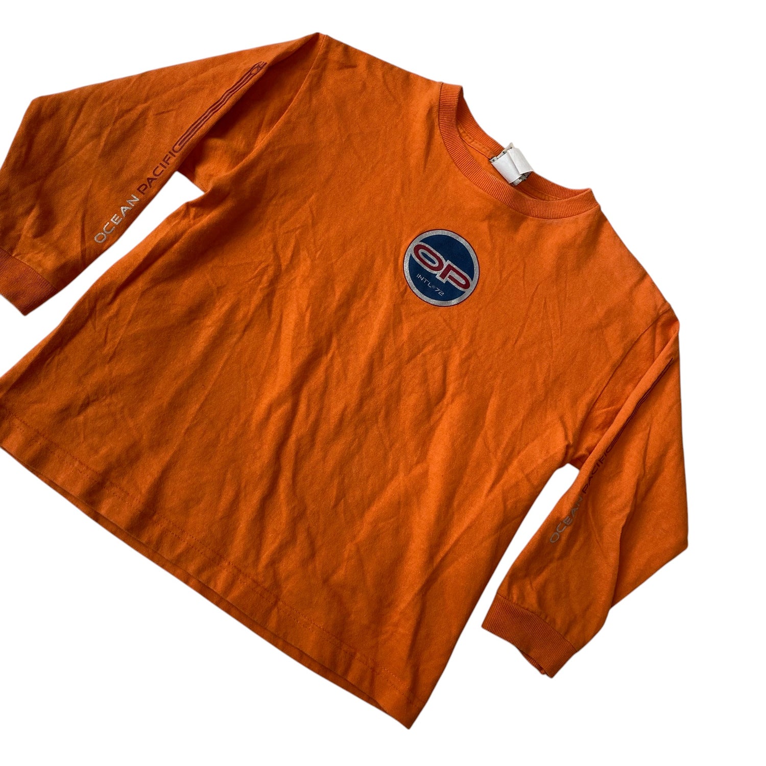 Y2K Ocean Pacific (OP) Orange Femme Long Sleeve