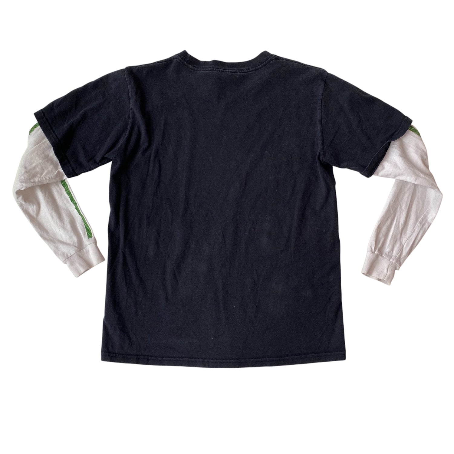 Y2k Adidas Layered Long Sleeve Baby Tee