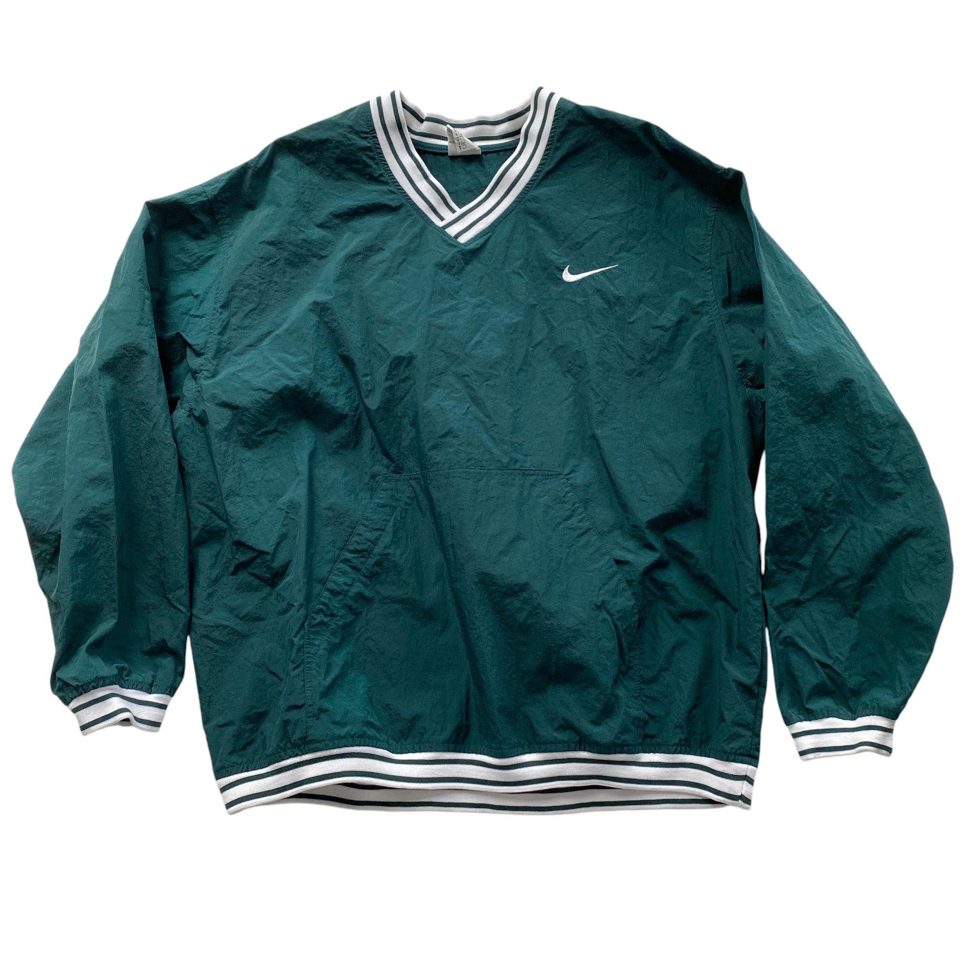 Vintage Nike Green Pull Over Windbreaker