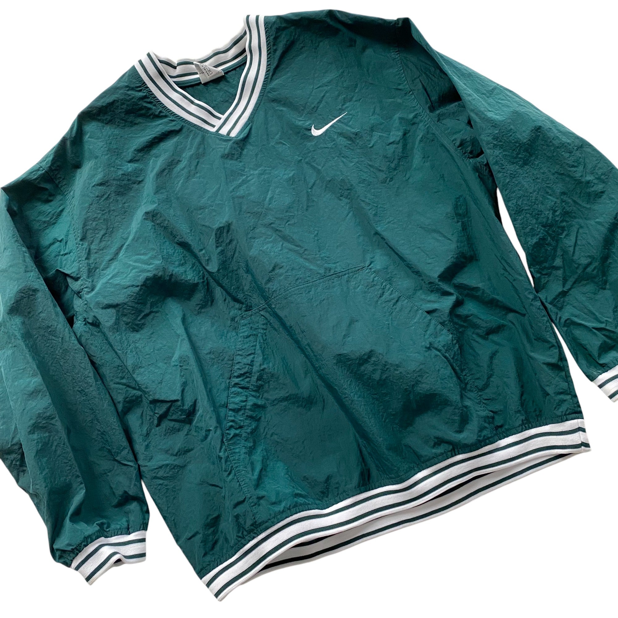 Vintage Nike Green Pull Over Windbreaker