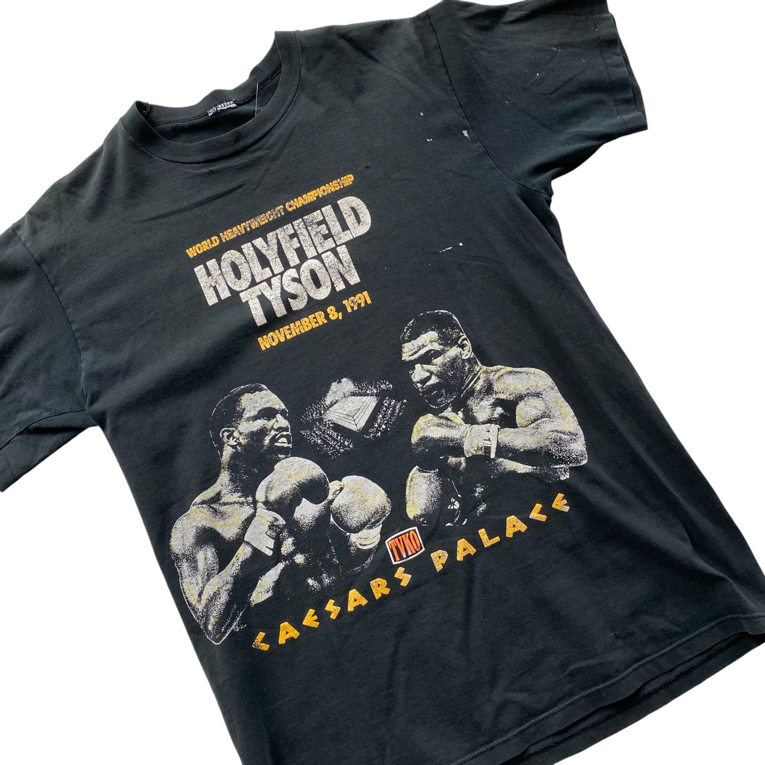1991 Holyfield vs Tyson Caesars Palace Graphic T-Shirt