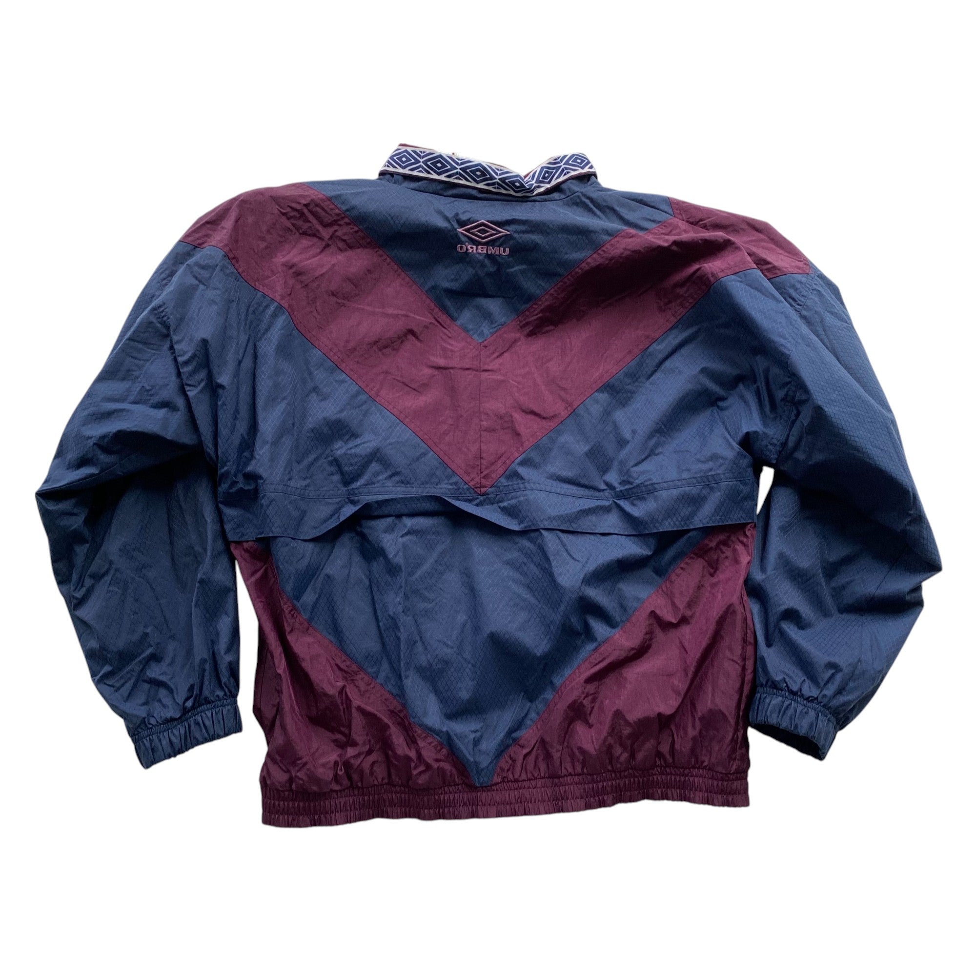 Vintage Umbro Blue & Purple Zip Up Windbreaker
