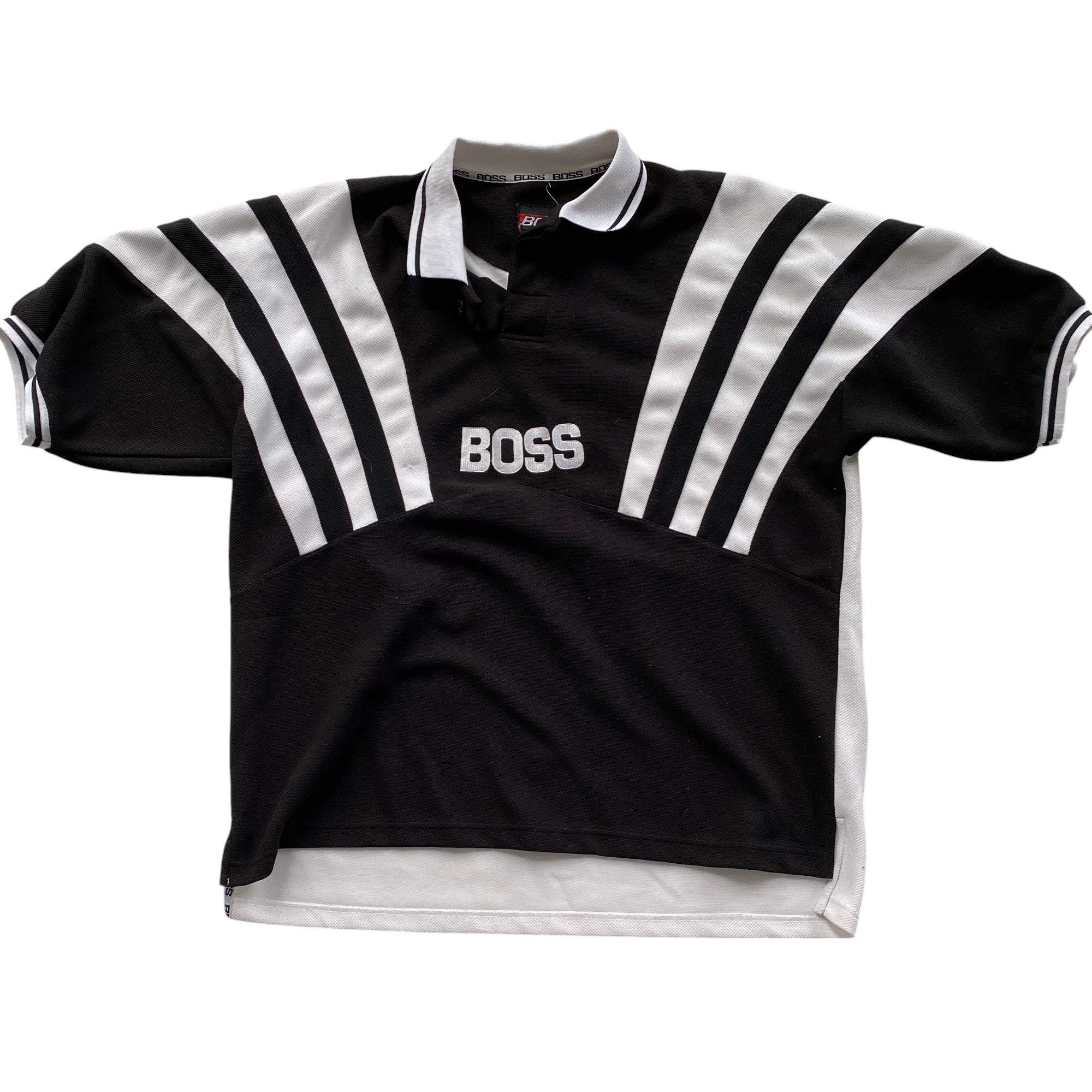 Vintage BOSS Jersey Style Polo Shirt