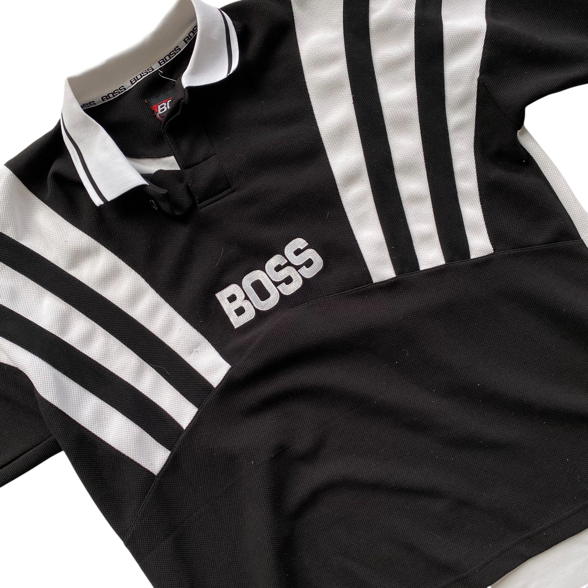Vintage BOSS Jersey Style Polo Shirt