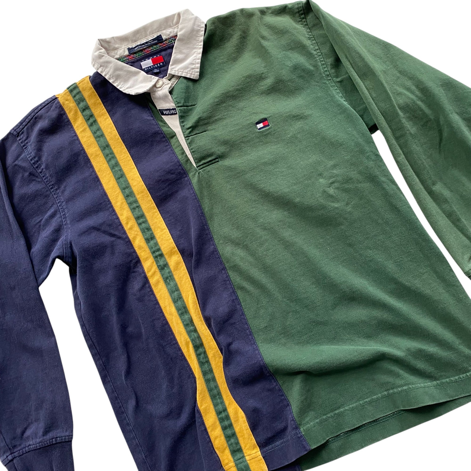 Vintage Tommy Hilfiger Green Rugby Shirt