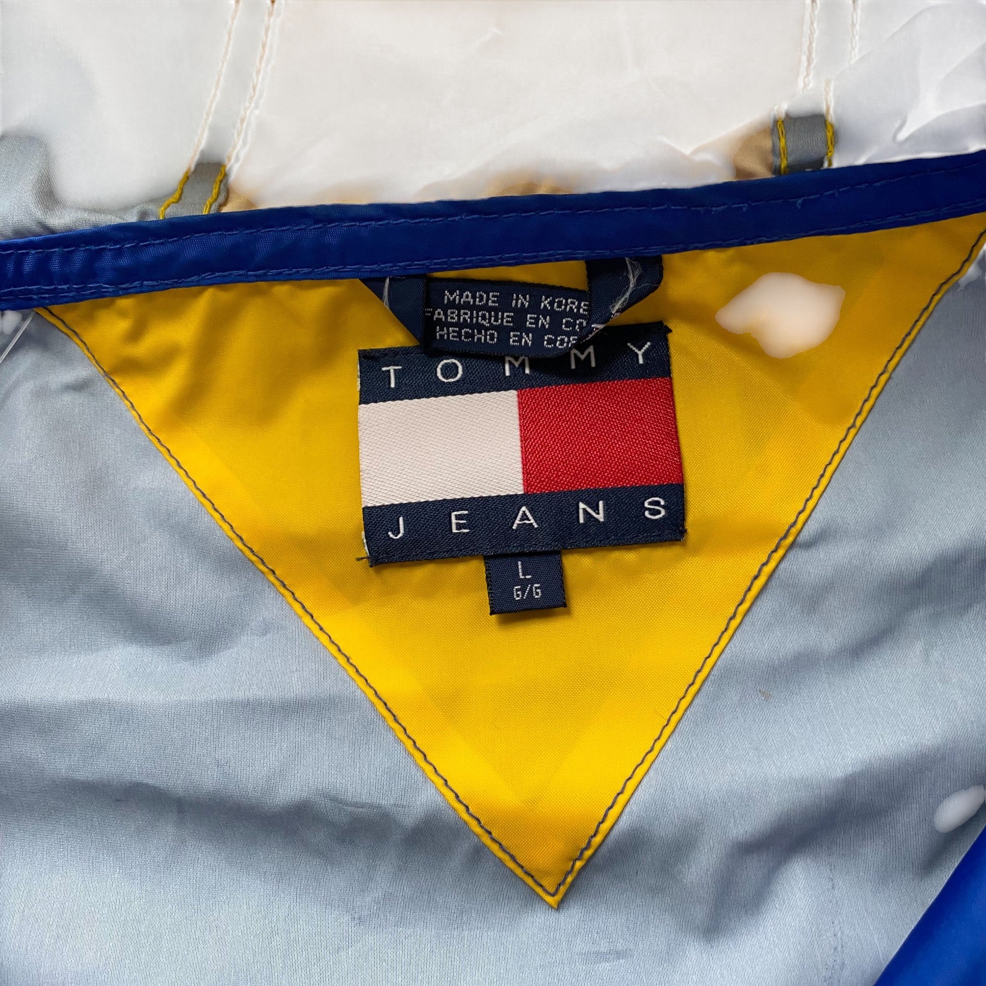 Vintage Tommy Hilfiger Blue Quarter Zip Windbreaker