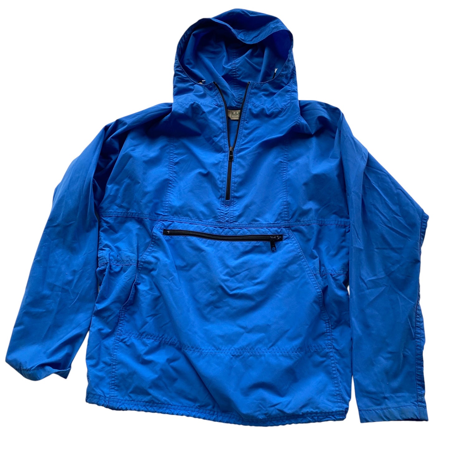 Vintage L.L.Bean Blue Quarter Zip Winbreaker